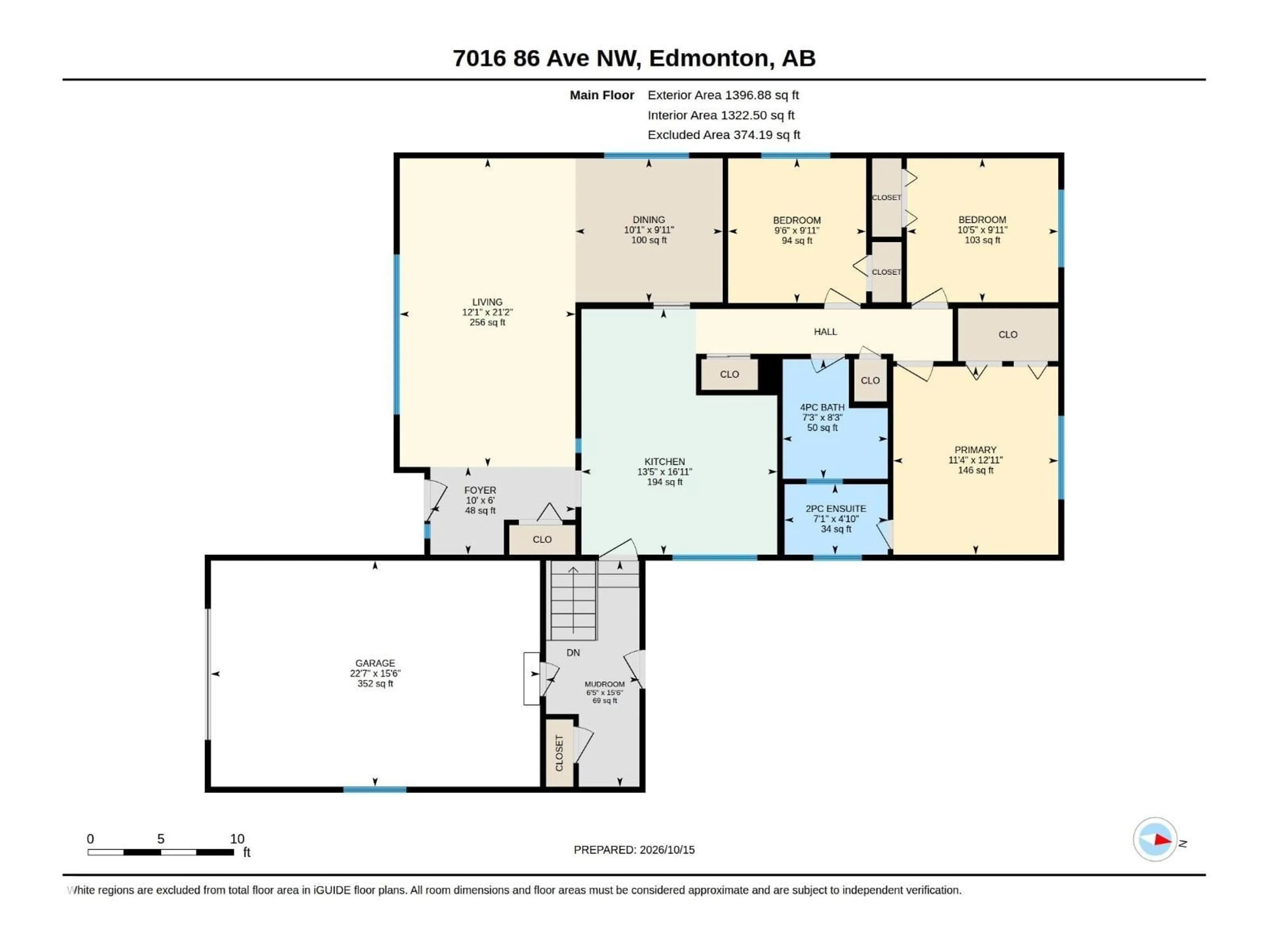 Floor plan for NW - 7016 86 AV, Edmonton Alberta T6B0K2