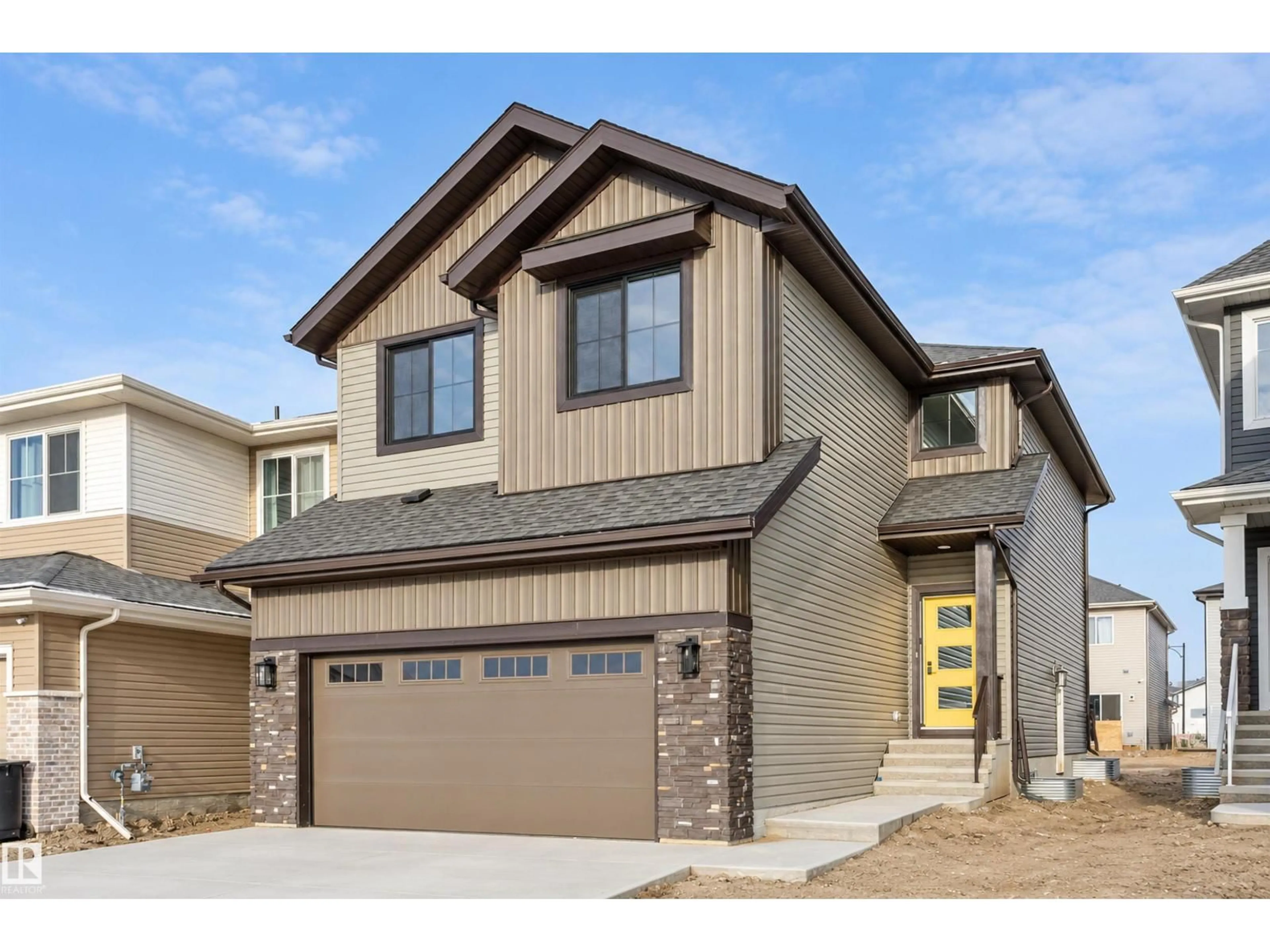 Home with brick exterior material, street for 6302 DANSEREAU CR, Beaumont Alberta T4X3E1