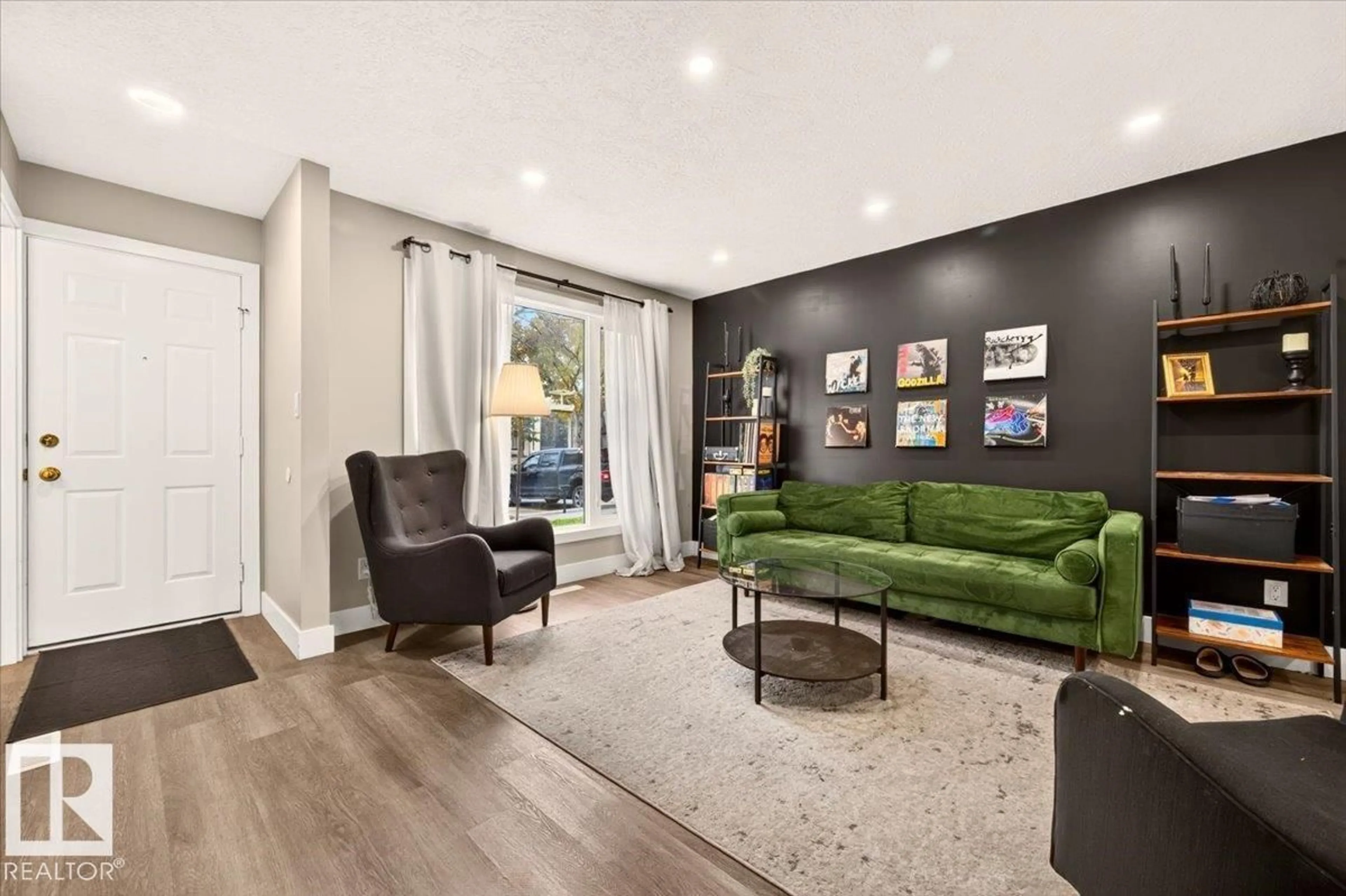 Living room with furniture, unknown for 12069 162 AV, Edmonton Alberta T5X3R1