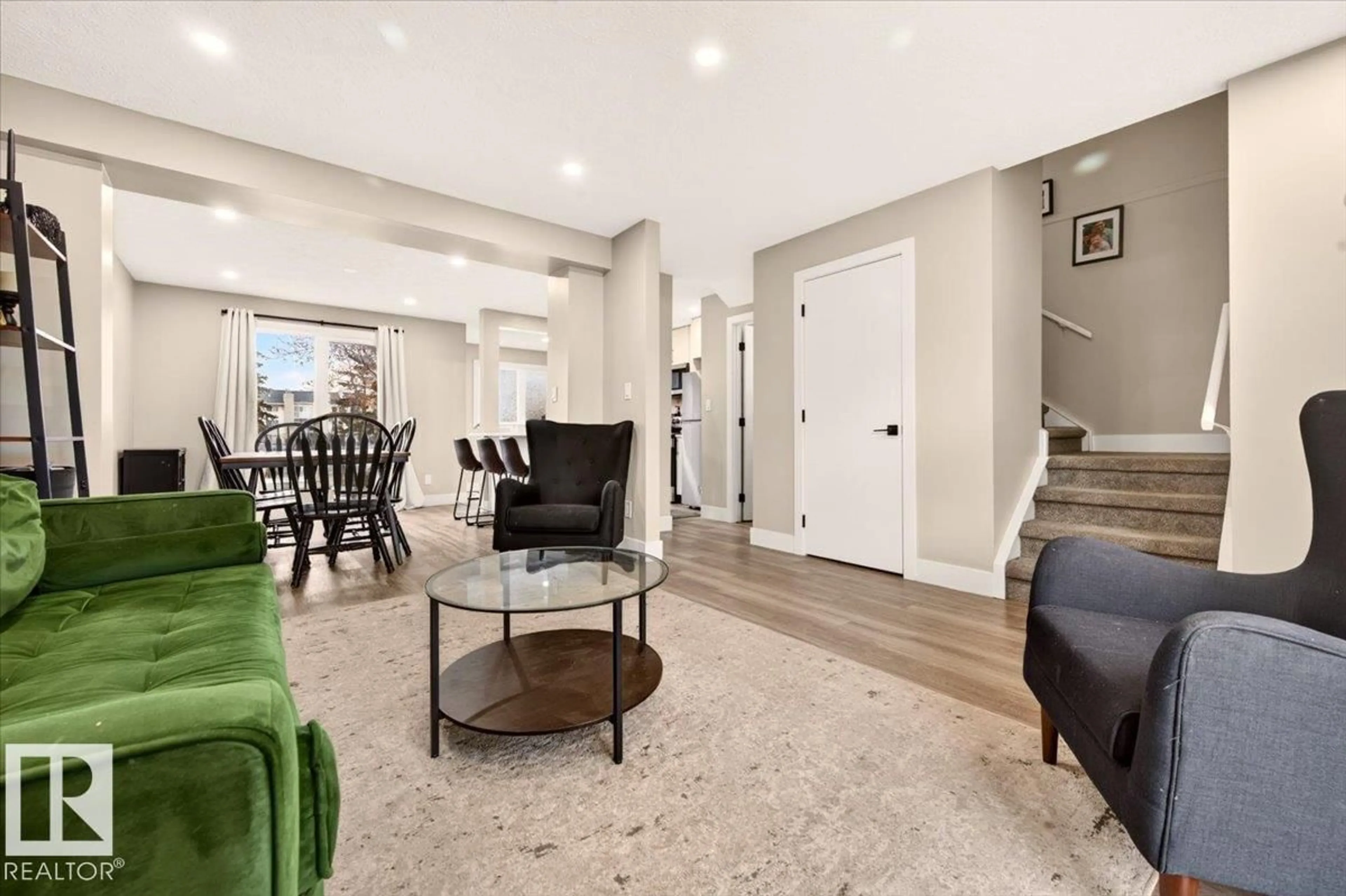 Living room with furniture, unknown for 12069 162 AV, Edmonton Alberta T5X3R1