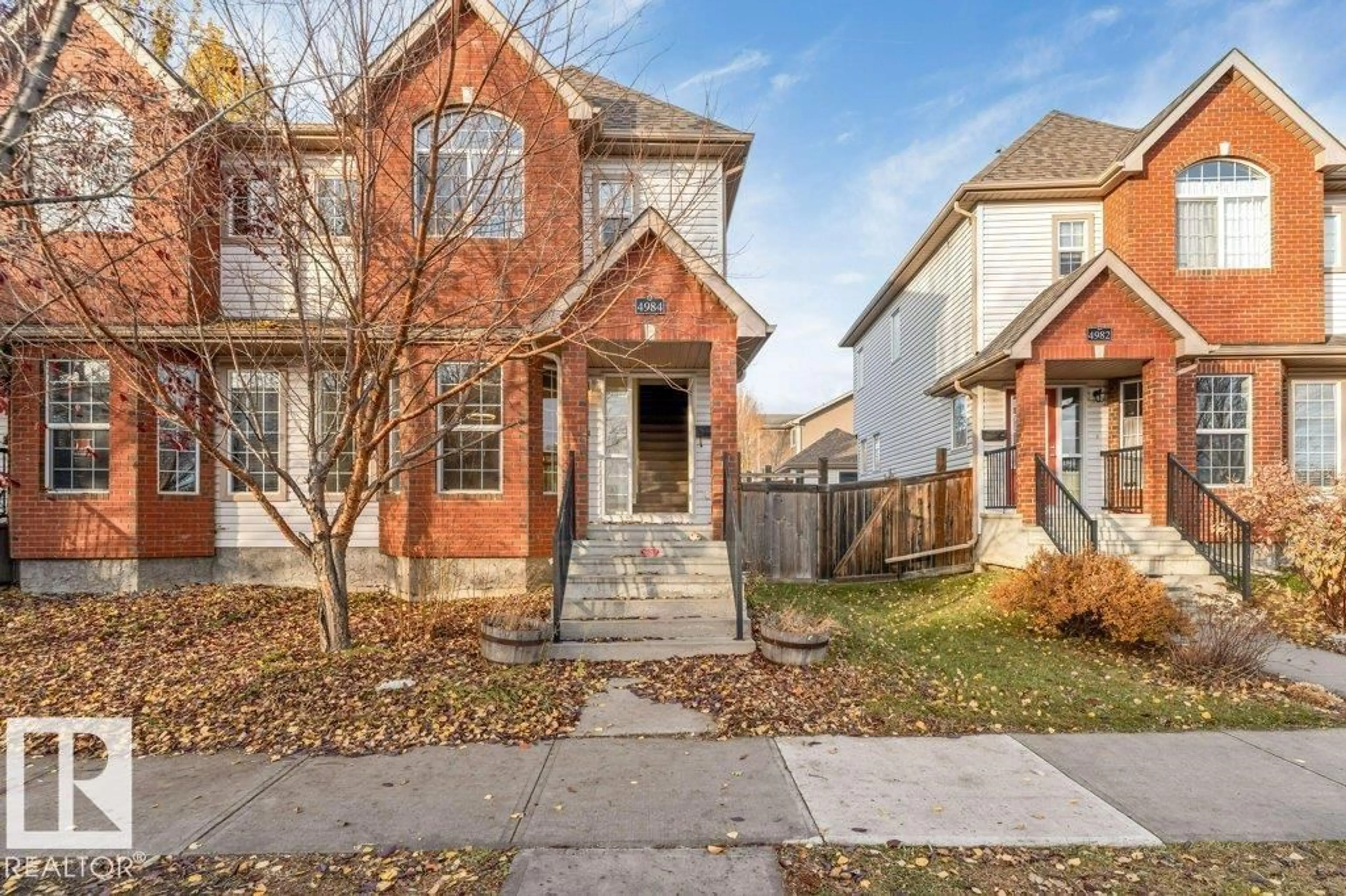 Home with brick exterior material, street for 4984 TERWILLEGAR CM, Edmonton Alberta T6R3N9