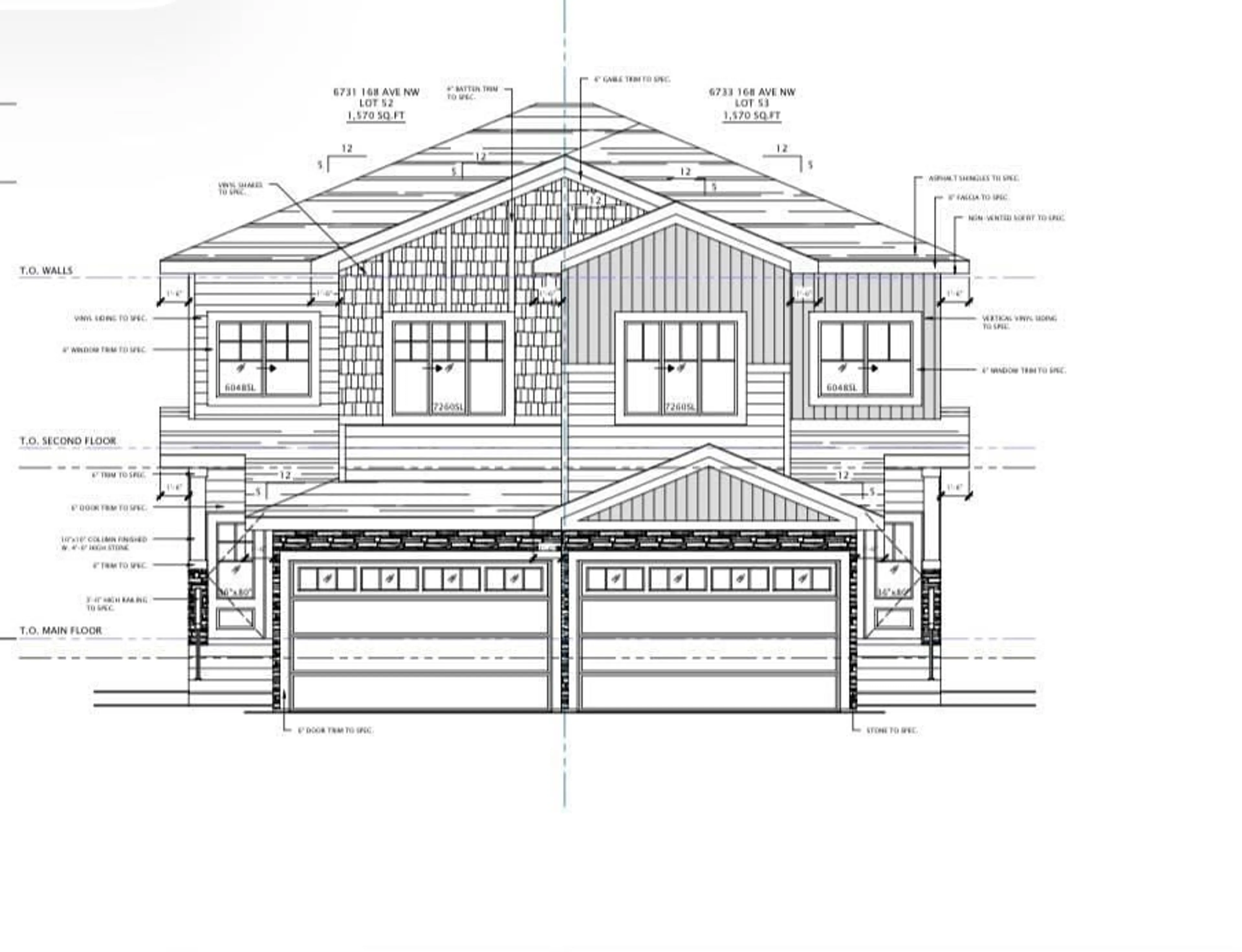 Floor plan for 6733 168 AVE, Edmonton Alberta T5Z3M4