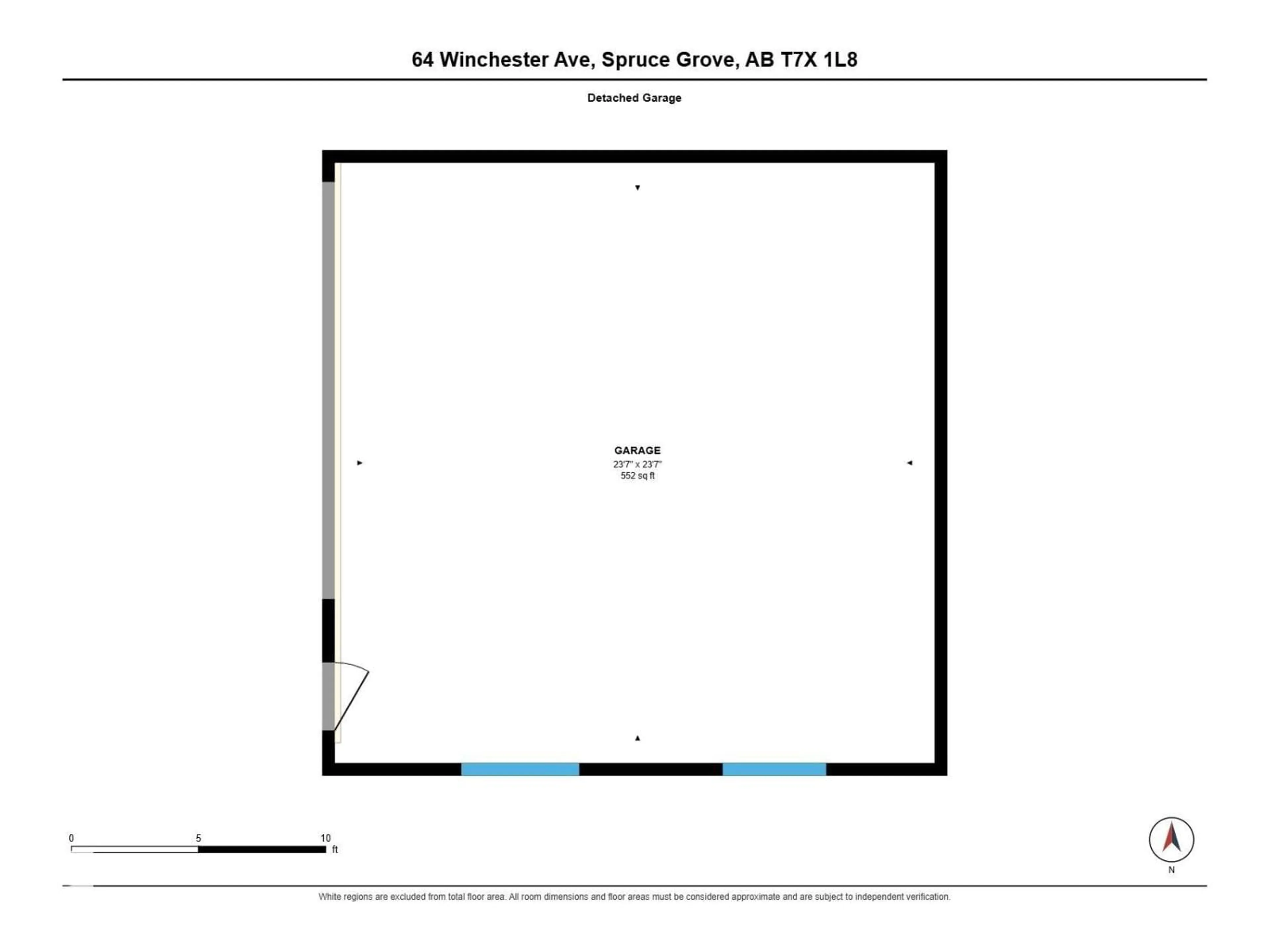 Floor plan for 64 WINCHESTER AV, Spruce Grove Alberta T7X1L8