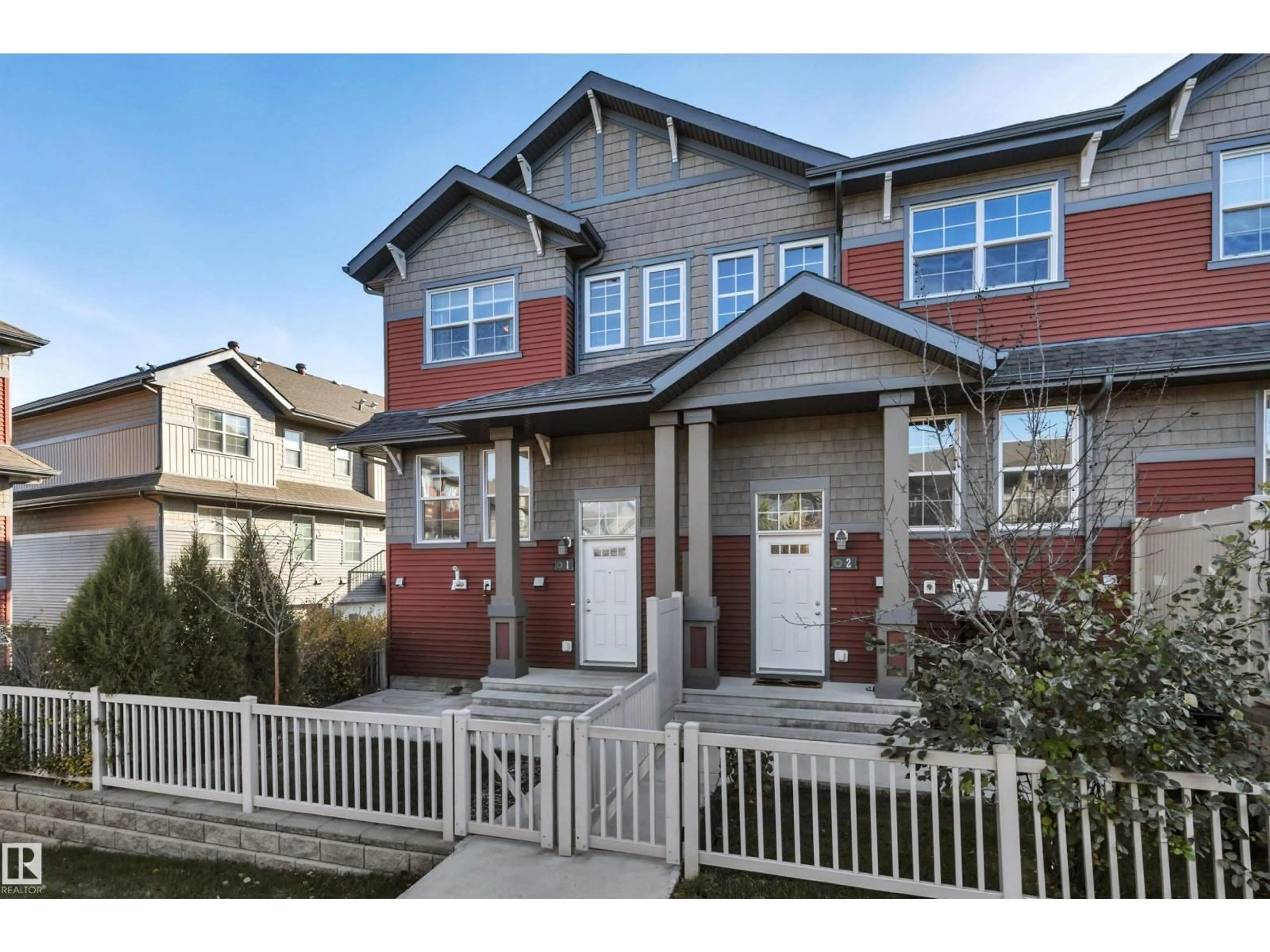Home with vinyl exterior material, street for 4029 ORCHARDS DR, Edmonton Alberta T6X1V2