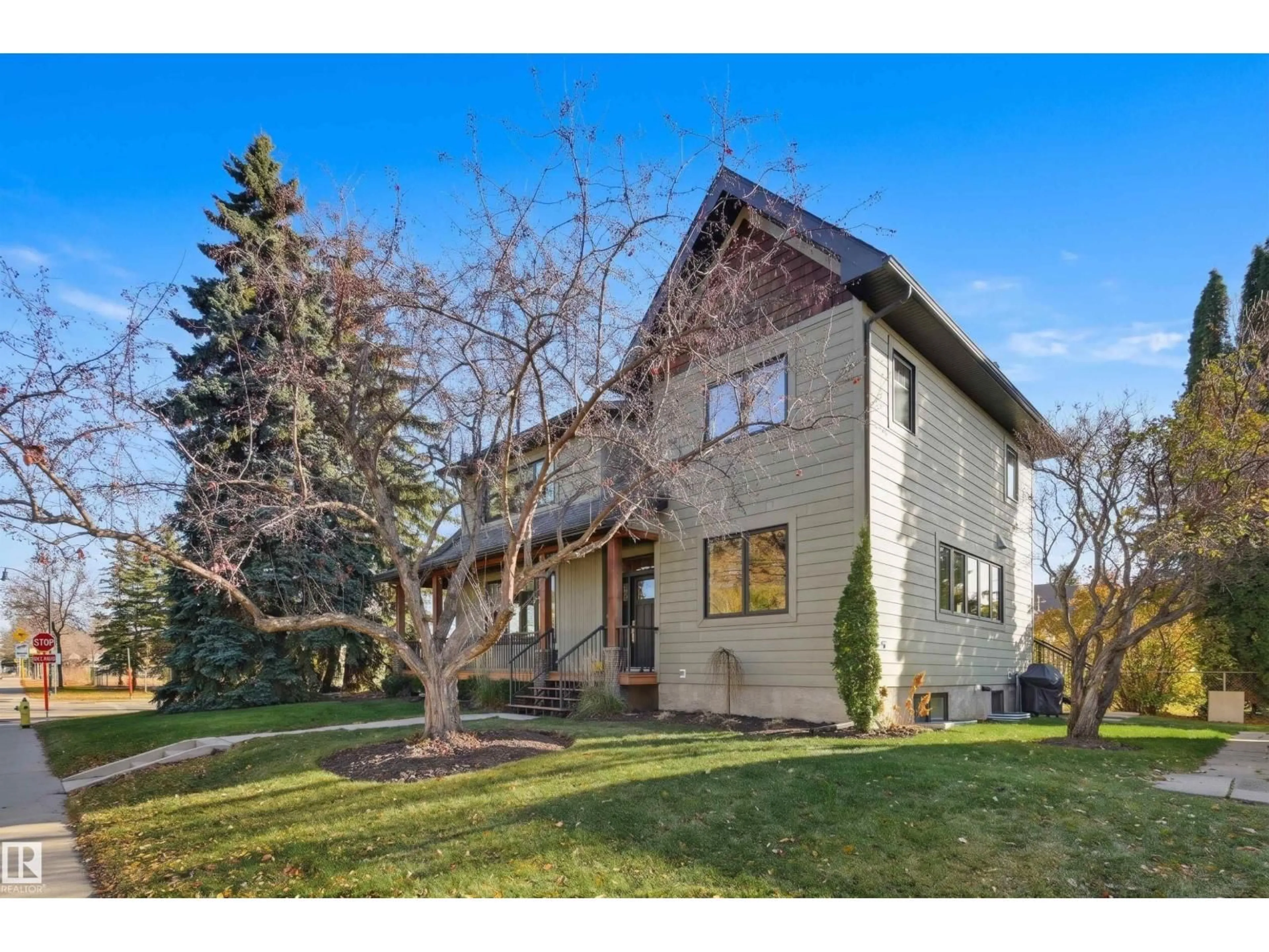 Home with brick exterior material, street for 14505 97 AV, Edmonton Alberta T5N0E4