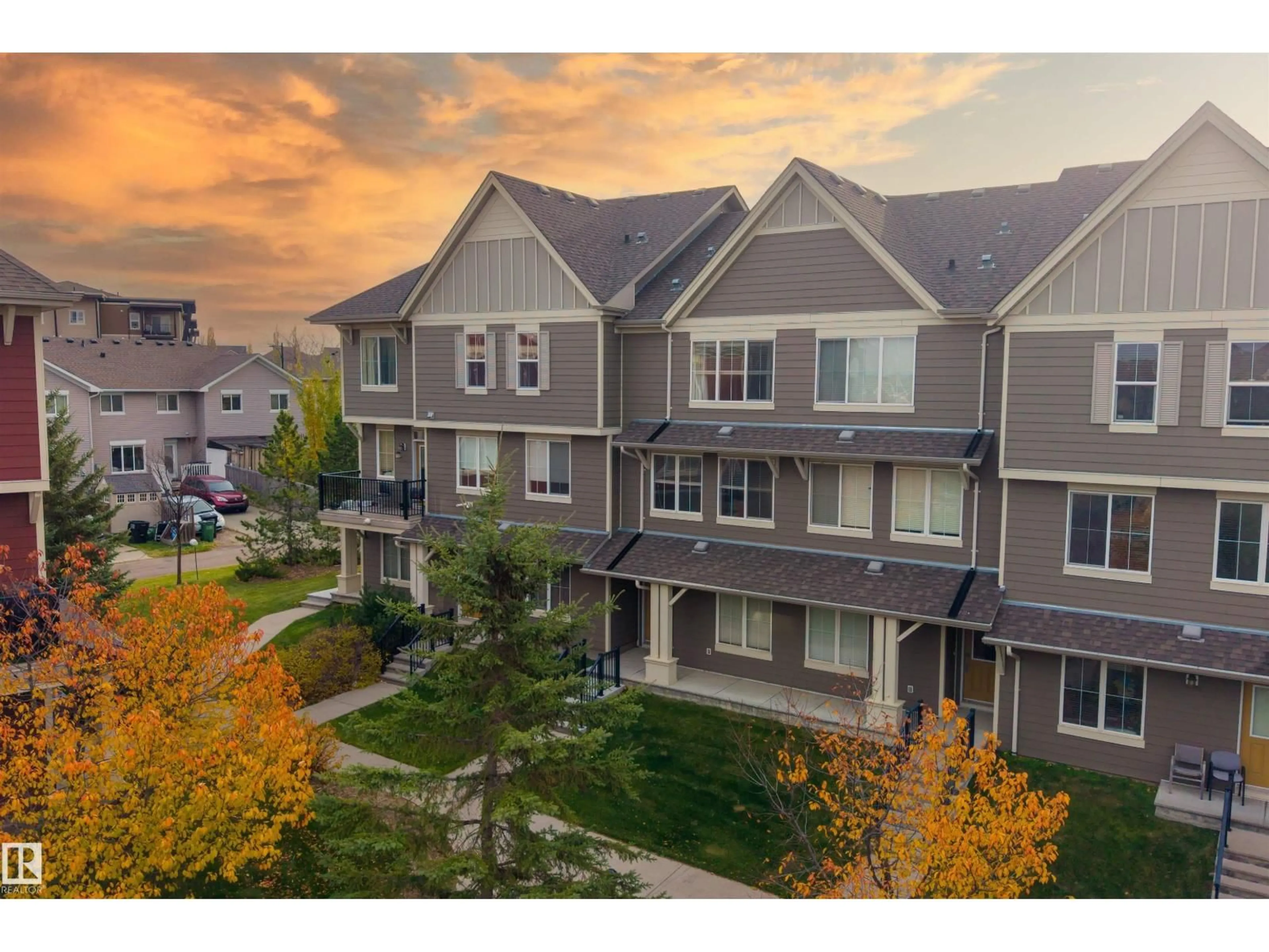 A pic from outside/outdoor area/front of a property/back of a property/a pic from drone, unknown for #147 - 603 WATT BV, Edmonton Alberta T6X0P3