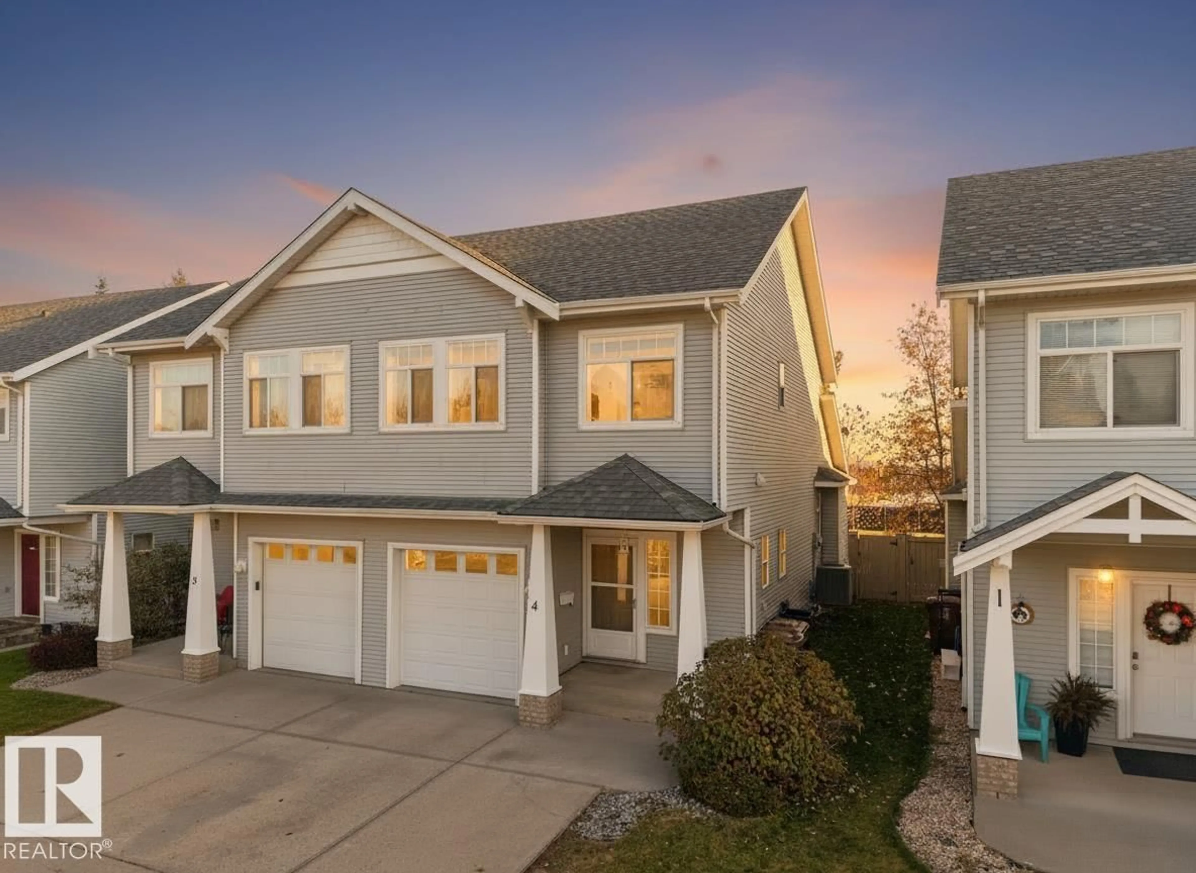 Home with vinyl exterior material, street for #4 - 200 ERIN RIDGE DR, St. Albert Alberta T8N7E2