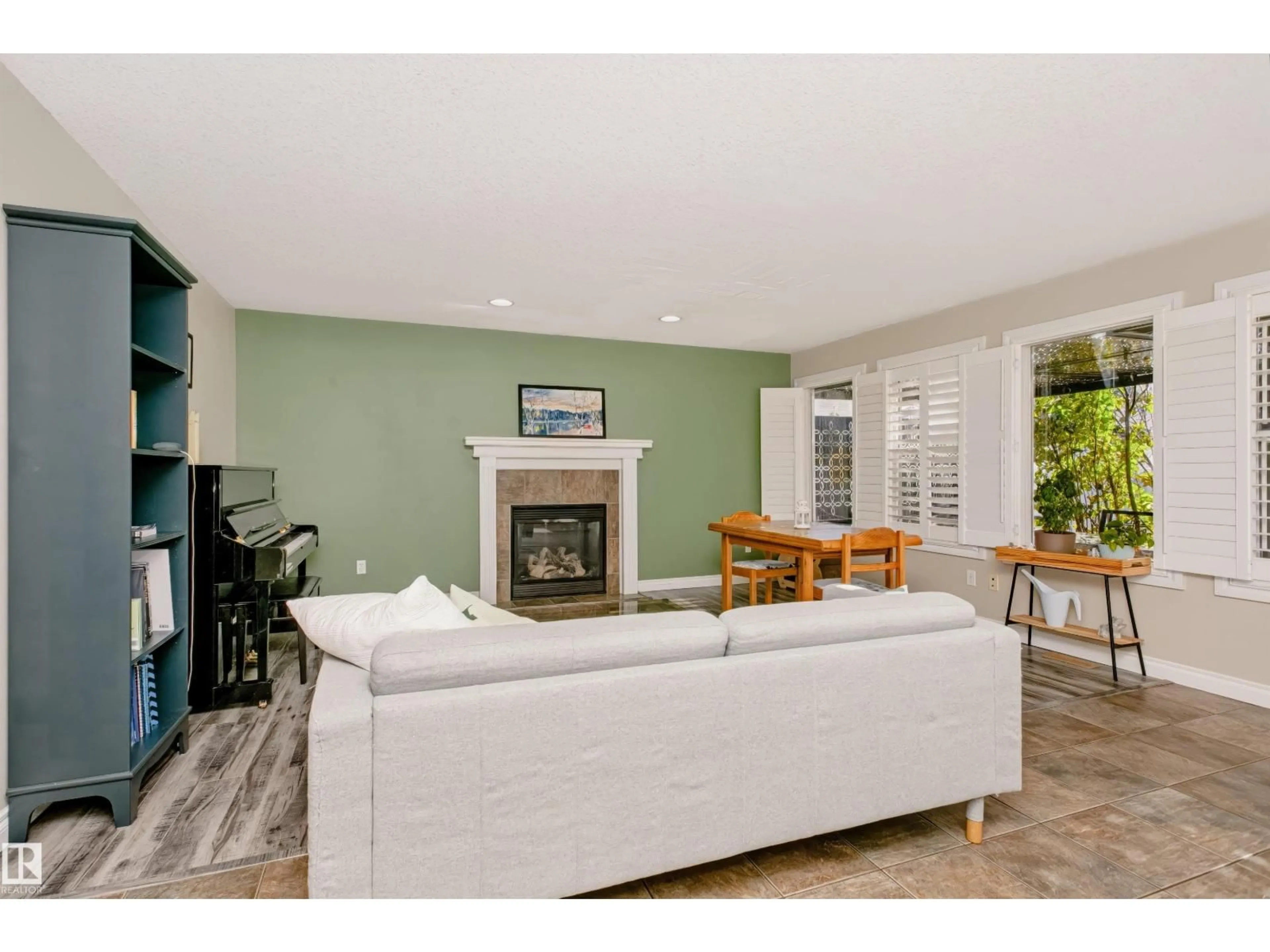 Living room with furniture, unknown for NW - 5468 THIBAULT WD, Edmonton Alberta T6R3P9