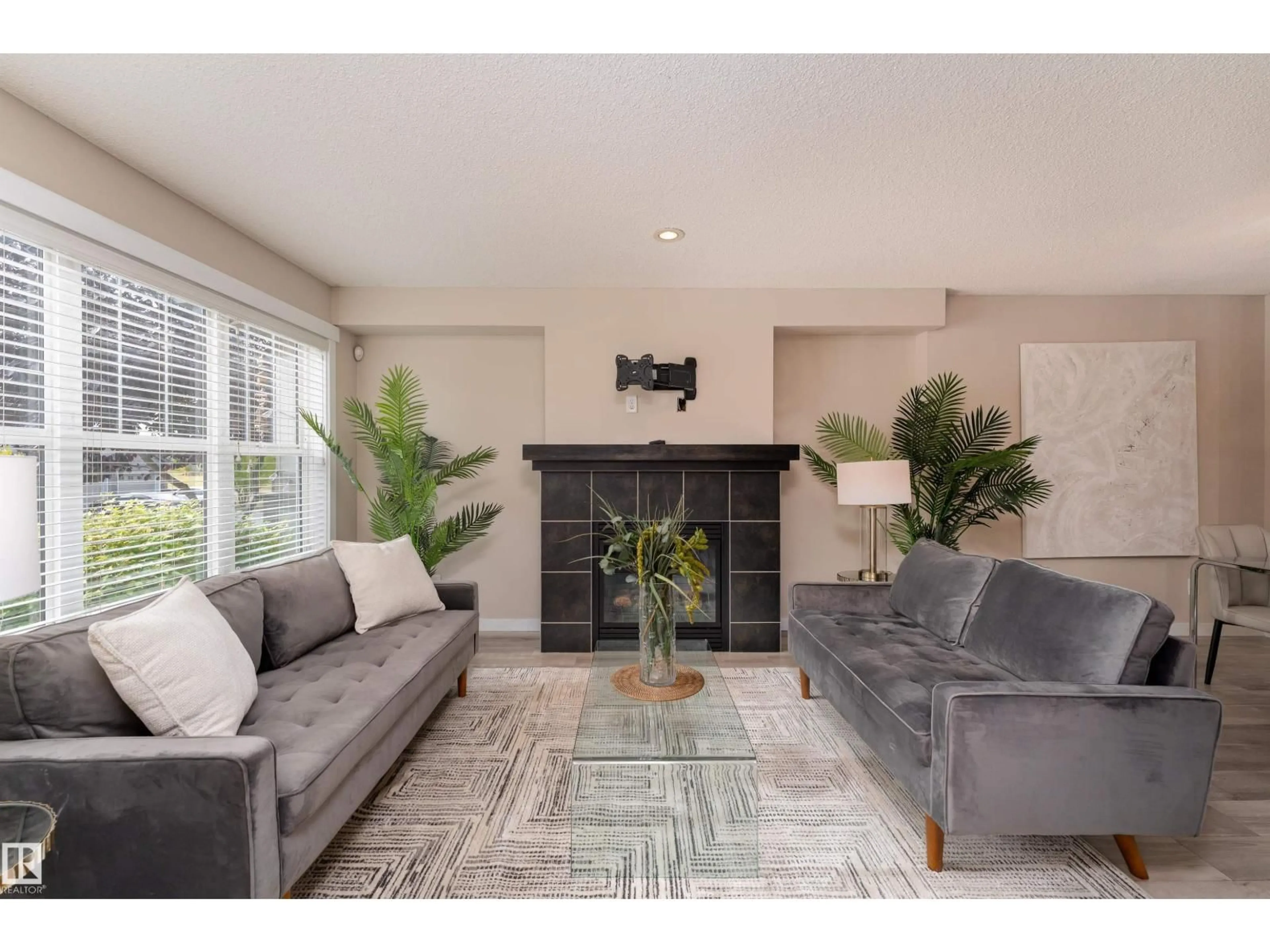 Living room with furniture, unknown for NW - 2914 18A AV, Edmonton Alberta T6T0N7
