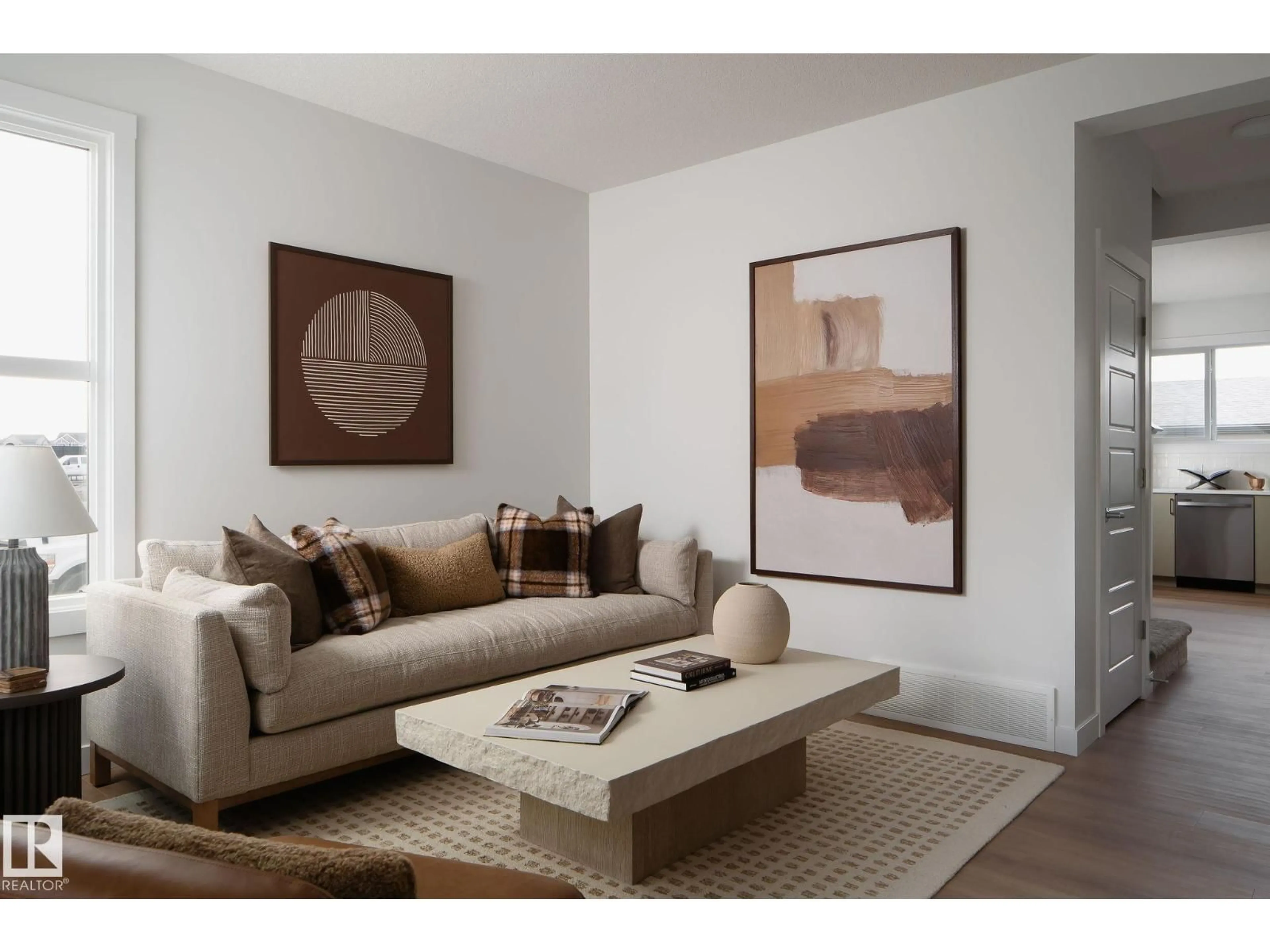 Living room with furniture, unknown for 2317 CHAPPELLE GA, Edmonton Alberta T6W5X8