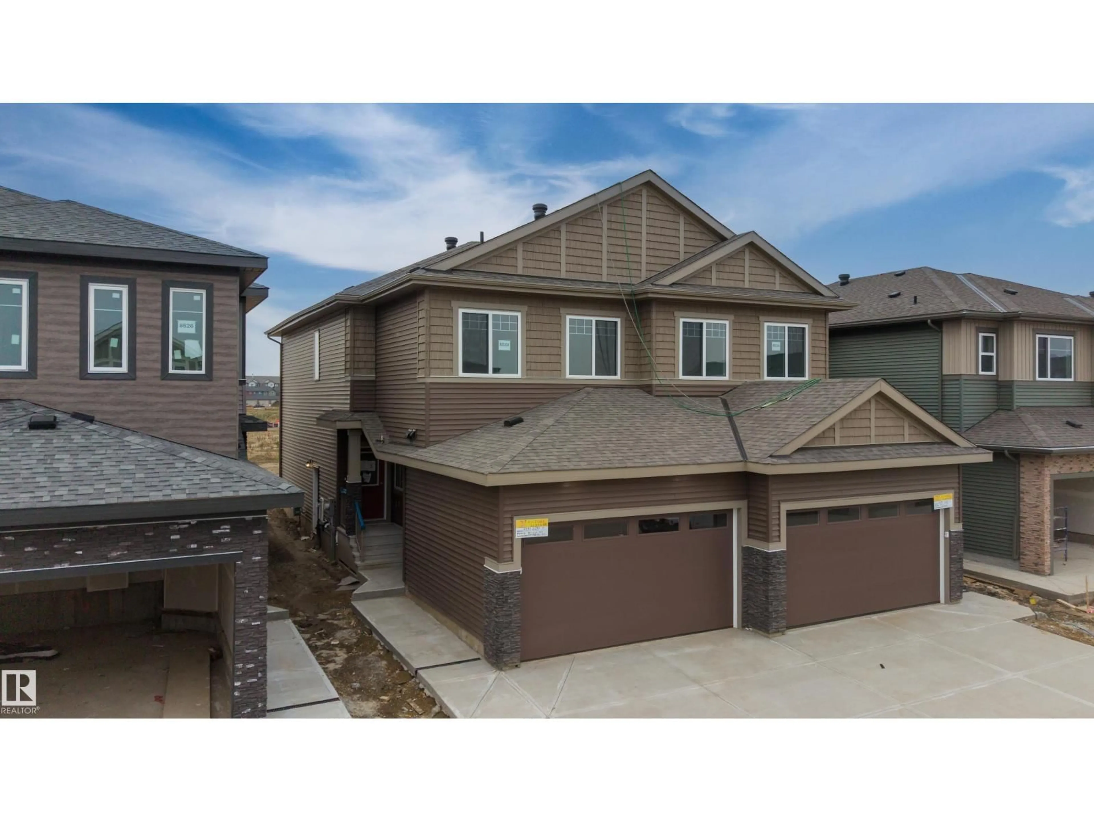 A pic from outside/outdoor area/front of a property/back of a property/a pic from drone, street for 8530 223A ST NW, Edmonton Alberta T5T8A2