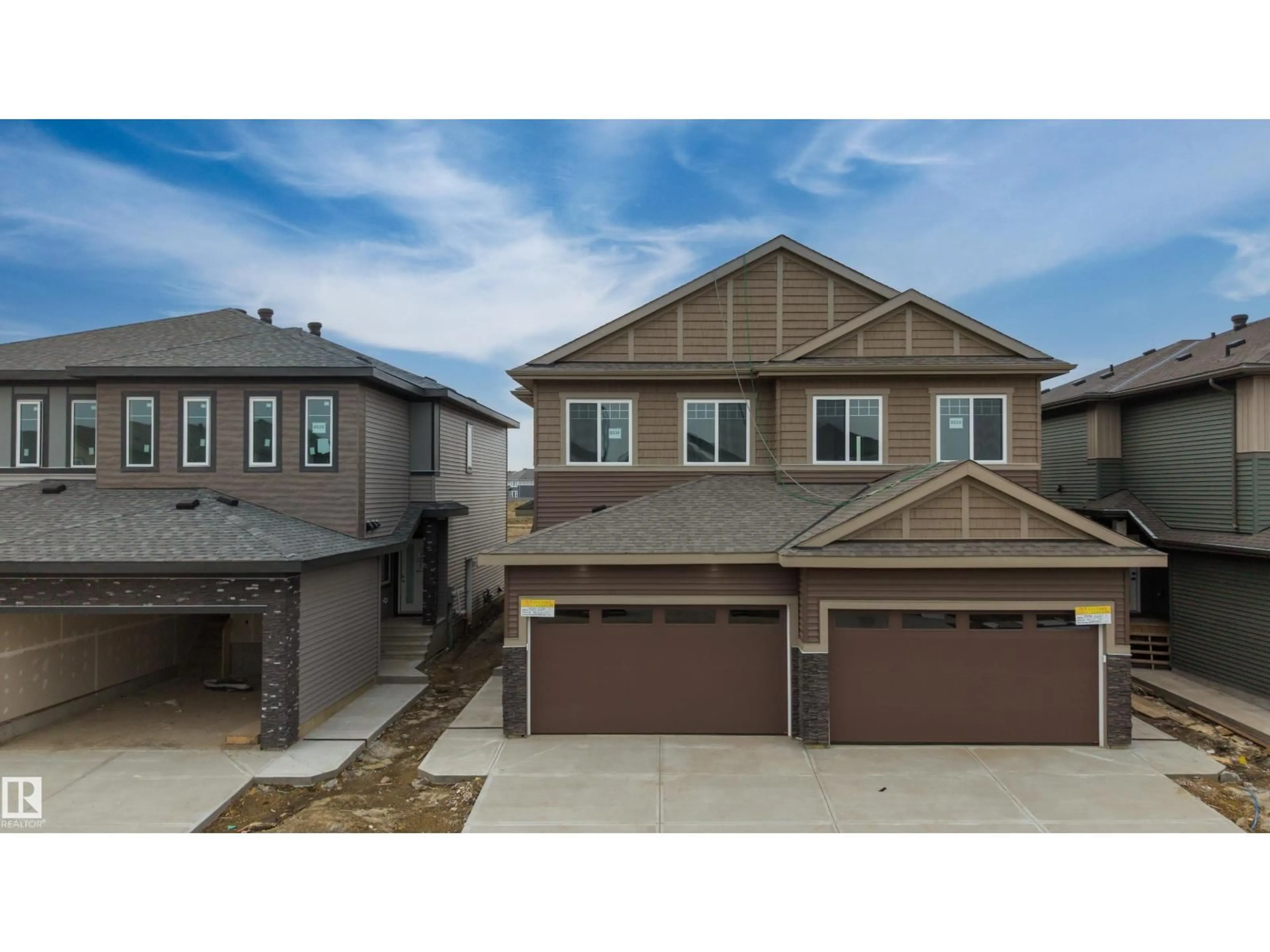A pic from outside/outdoor area/front of a property/back of a property/a pic from drone, street for 8530 223A ST NW, Edmonton Alberta T5T8A2