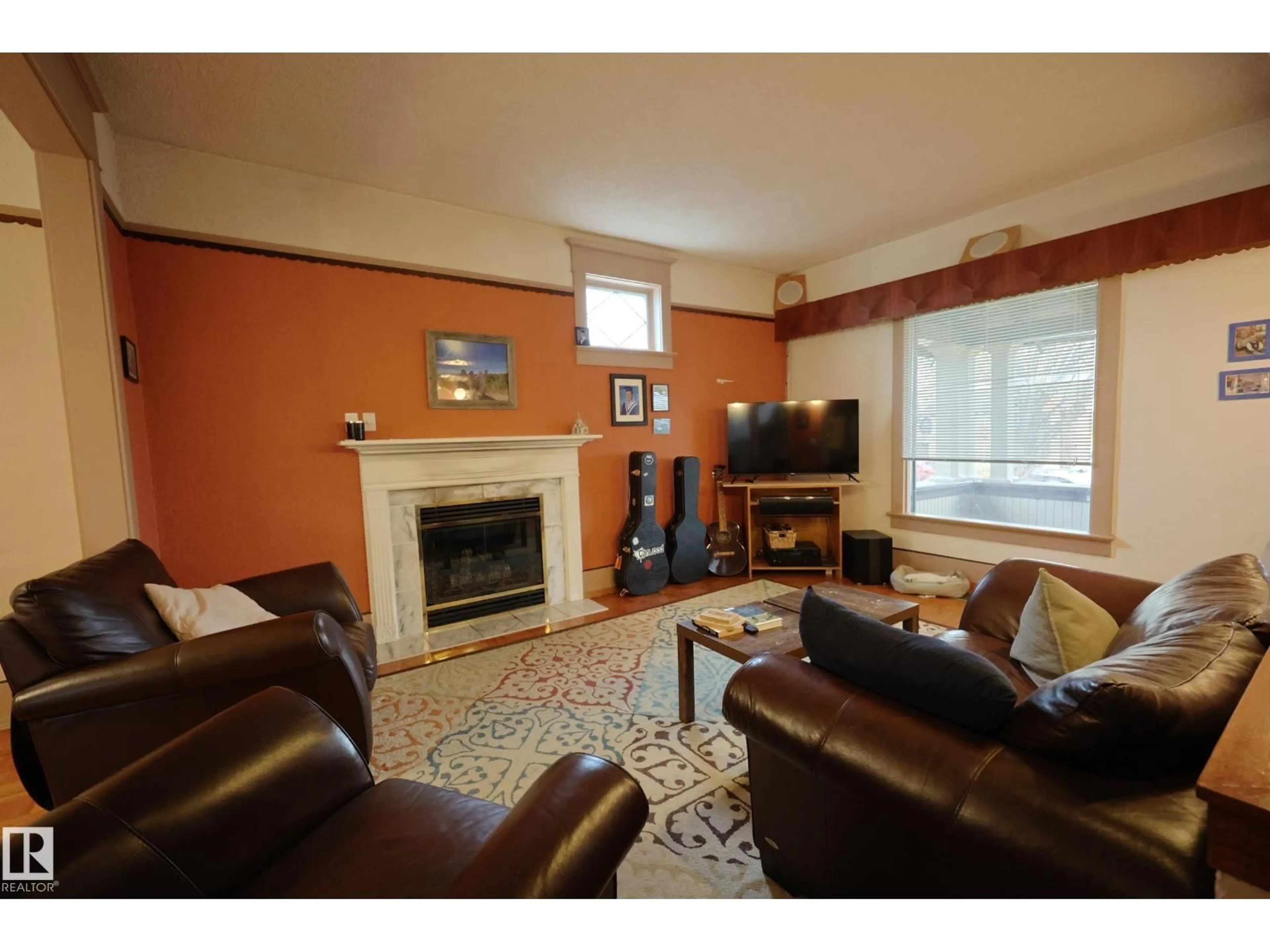 Living room with furniture, unknown for 10008 104 ST, Morinville Alberta T8R1A5