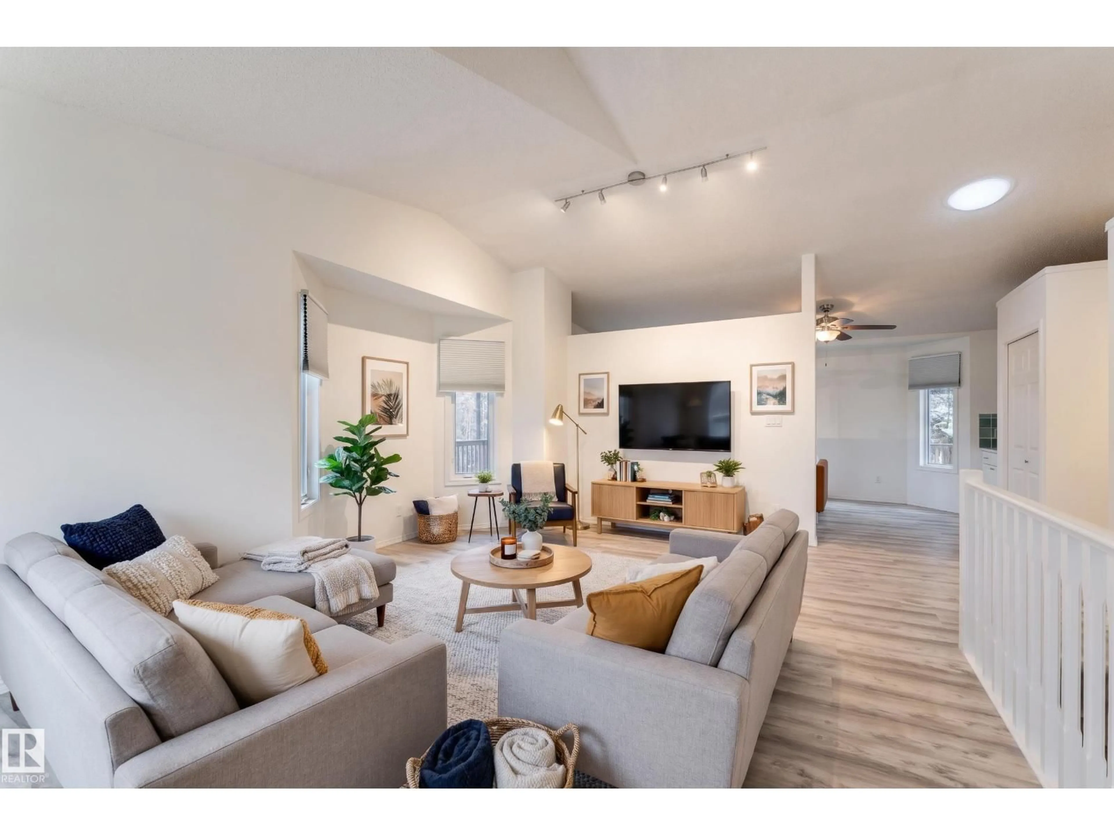 Living room with furniture, unknown for 15 POIRIER AV, St. Albert Alberta T8N4B5