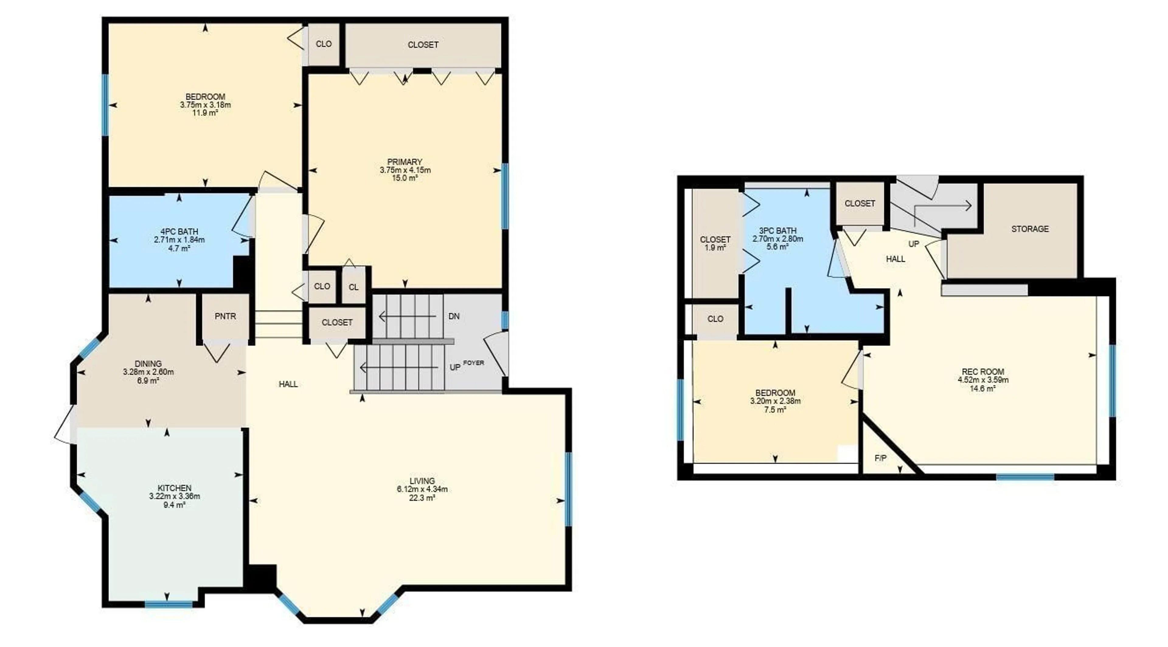 Floor plan for 15 POIRIER AV, St. Albert Alberta T8N4B5