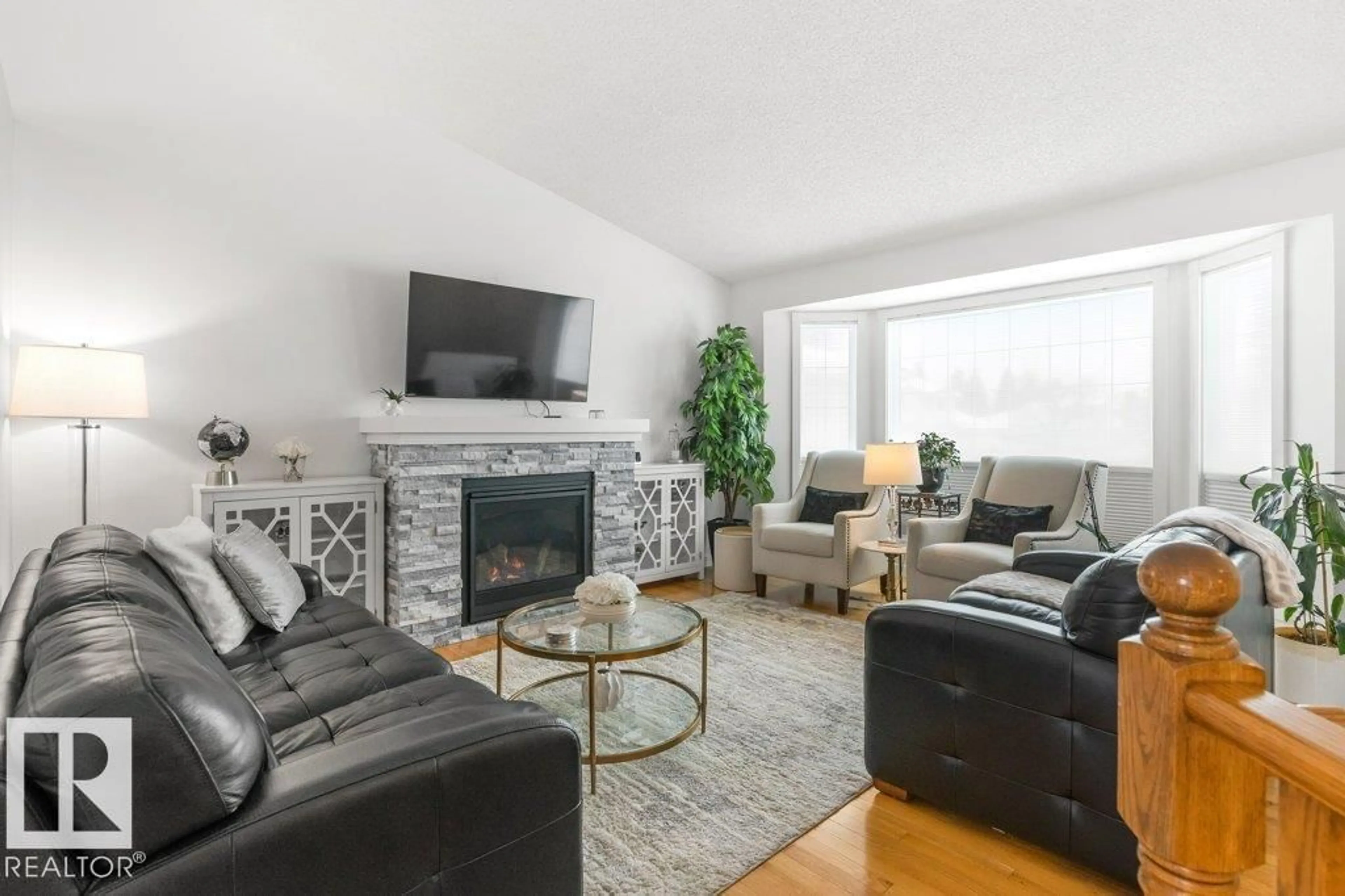 Living room with furniture, unknown for 3 - 68 POIRIER AV, St. Albert Alberta T8N6M6