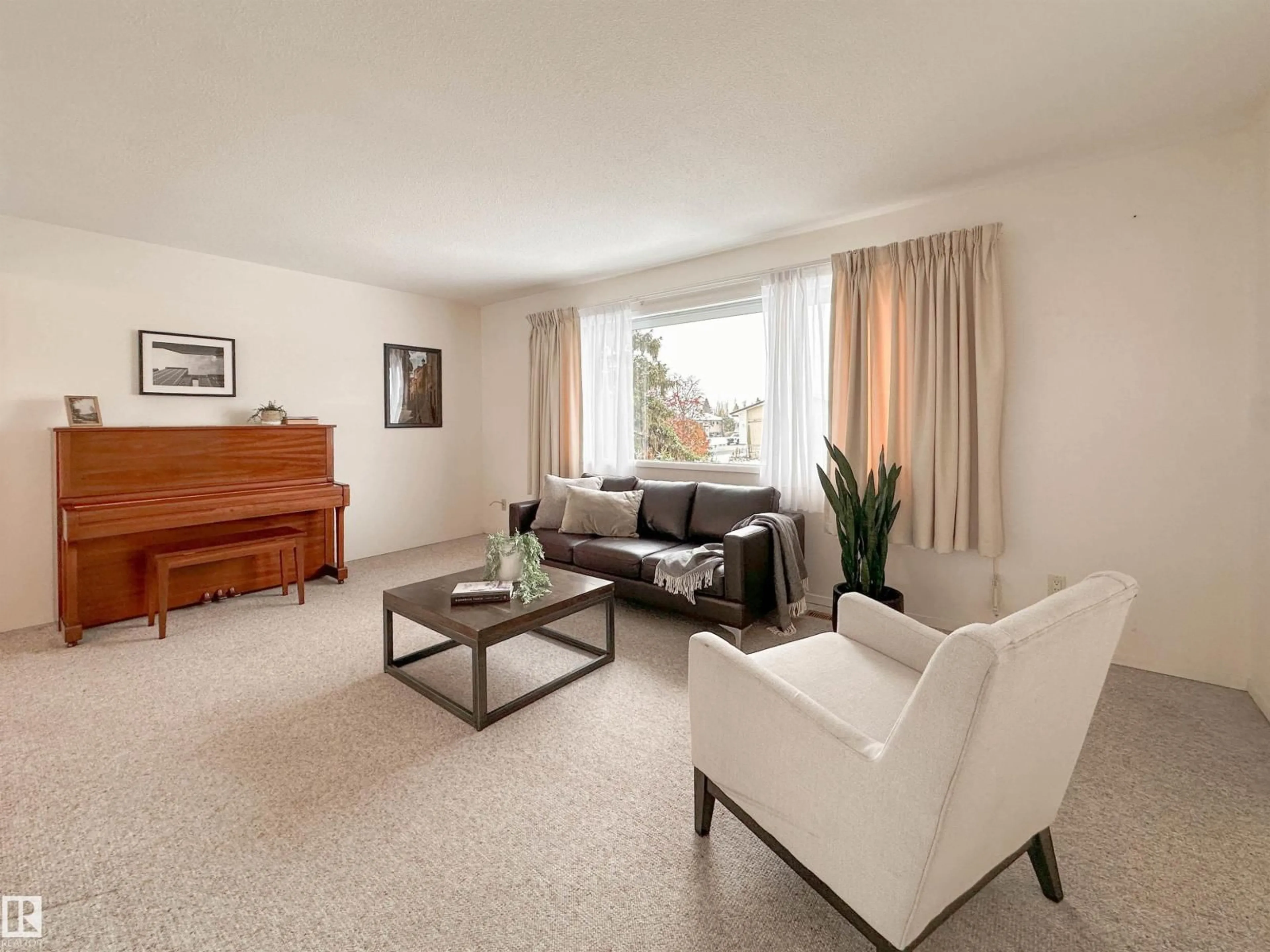 Living room with furniture, unknown for NW - 14923 83 ST, Edmonton Alberta T5E5T3