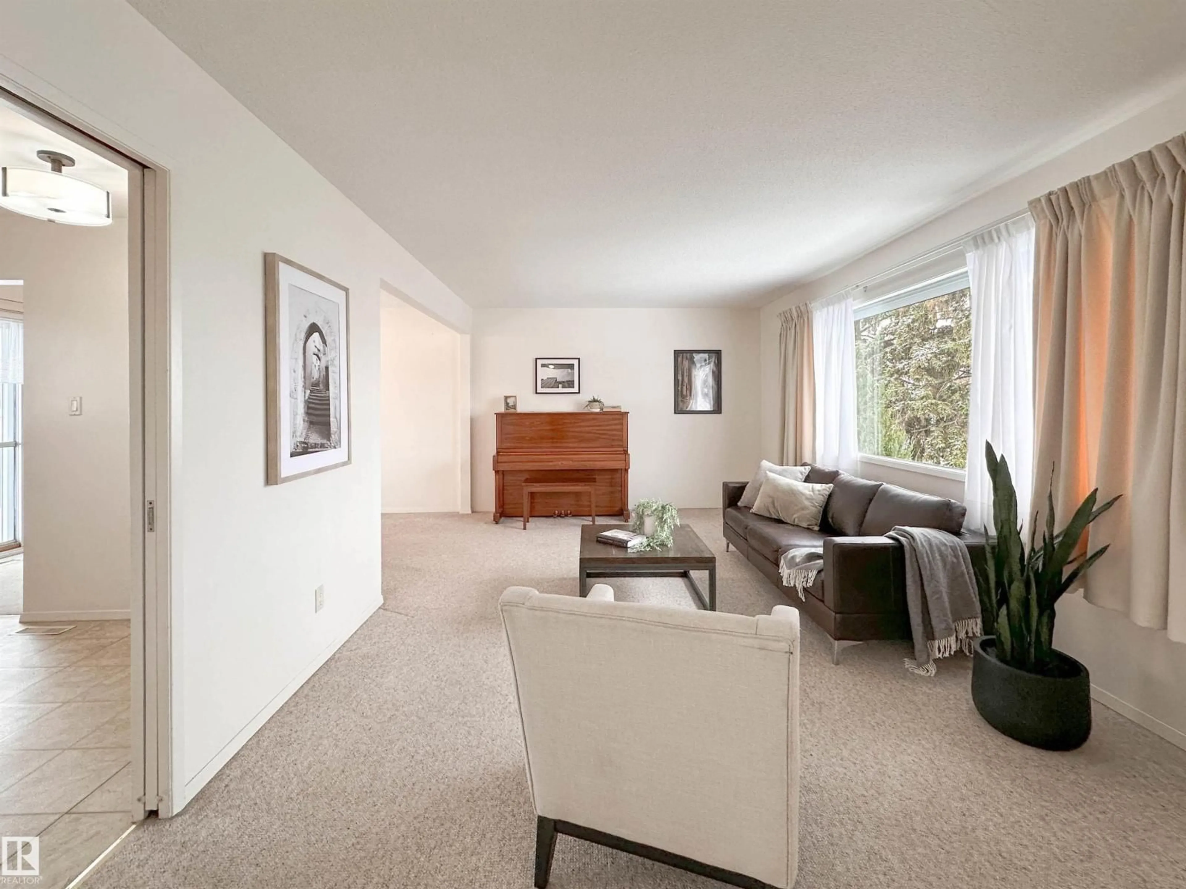 Living room with furniture, unknown for NW - 14923 83 ST, Edmonton Alberta T5E5T3