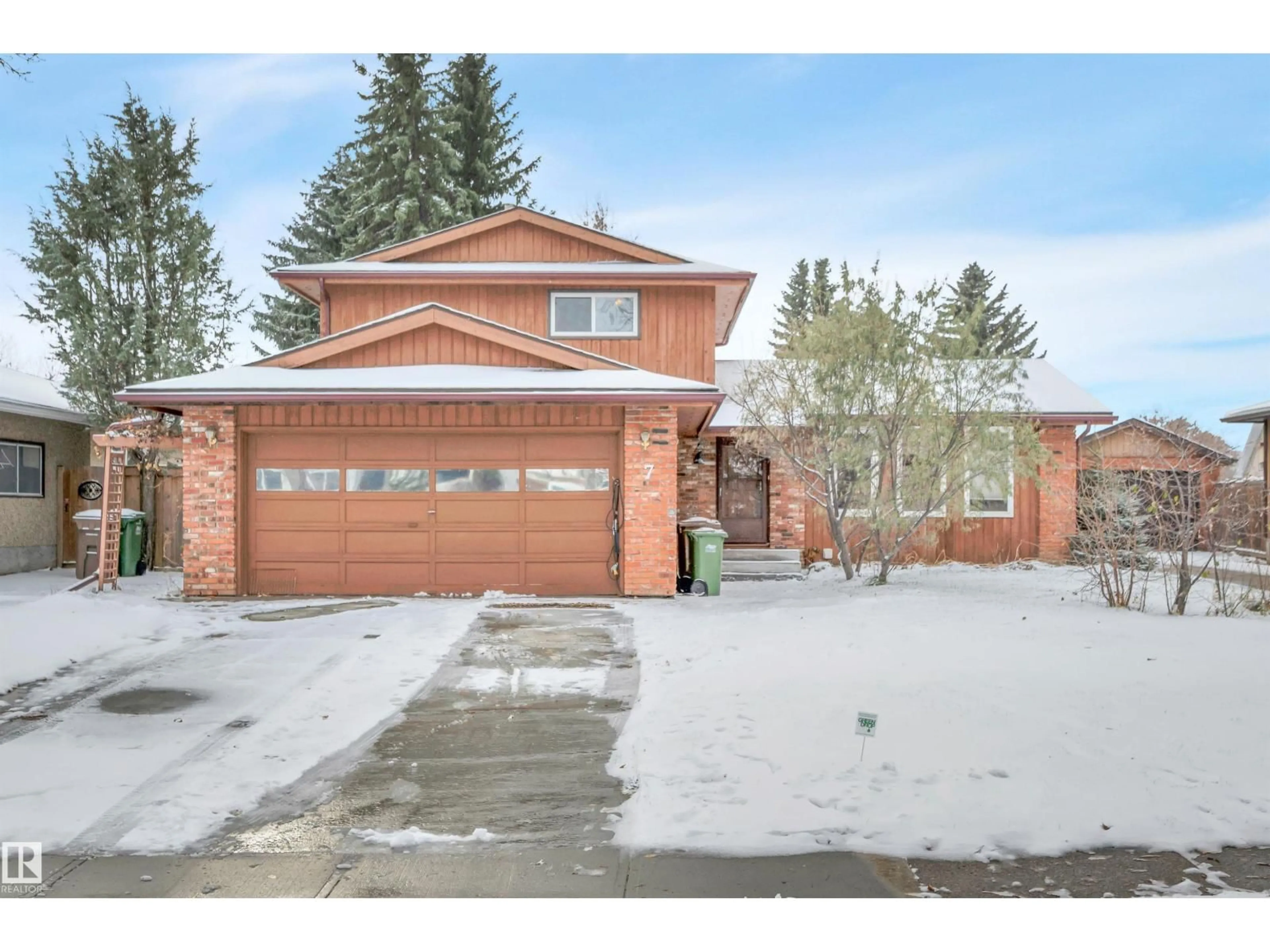 Home with brick exterior material, street for 7 ANITA CR, St. Albert Alberta T8N2W3