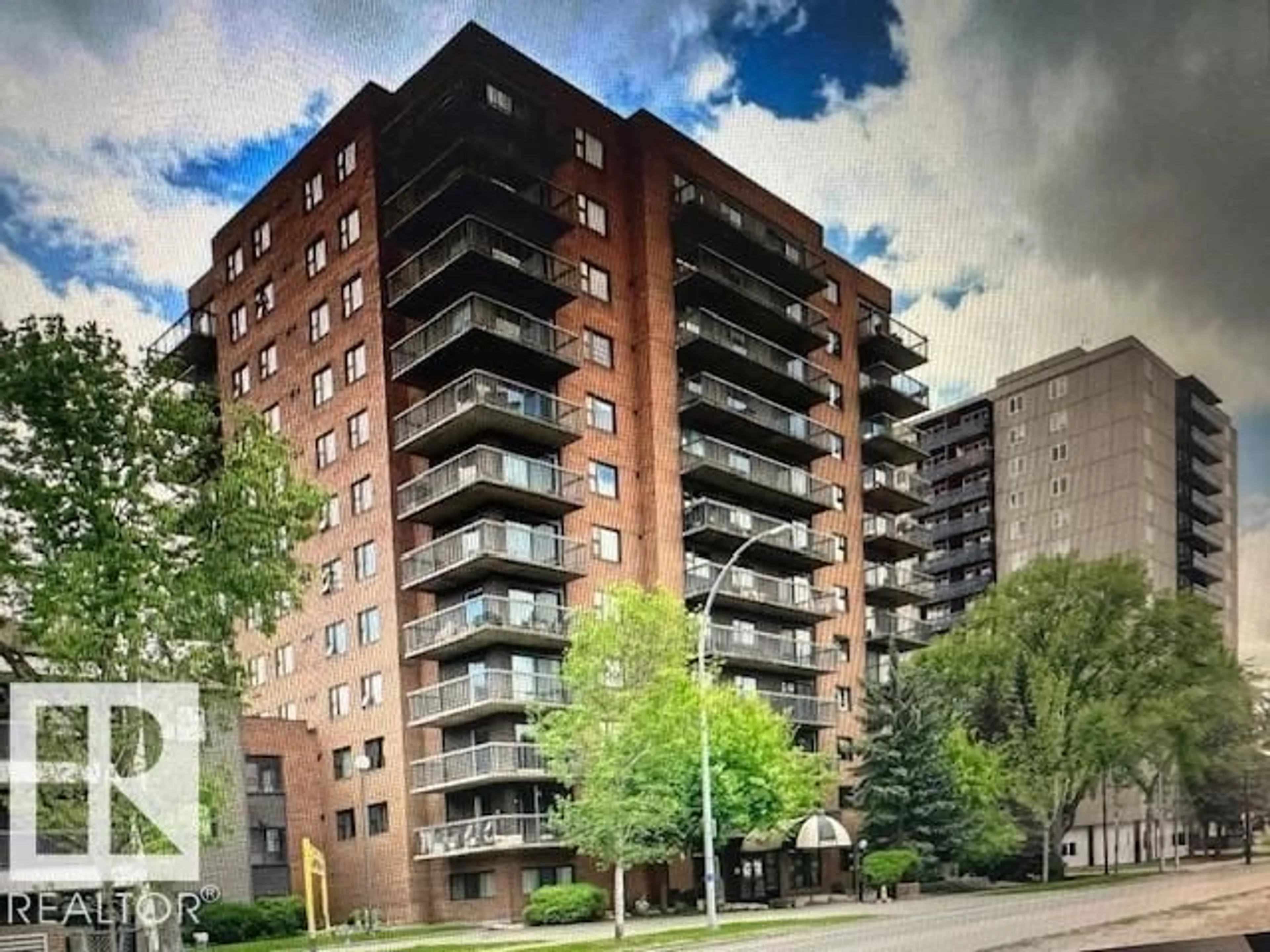 A pic from outside/outdoor area/front of a property/back of a property/a pic from drone, unknown for #205 - 10545 SASKATCHEWAN DR, Edmonton Alberta T6E6C6