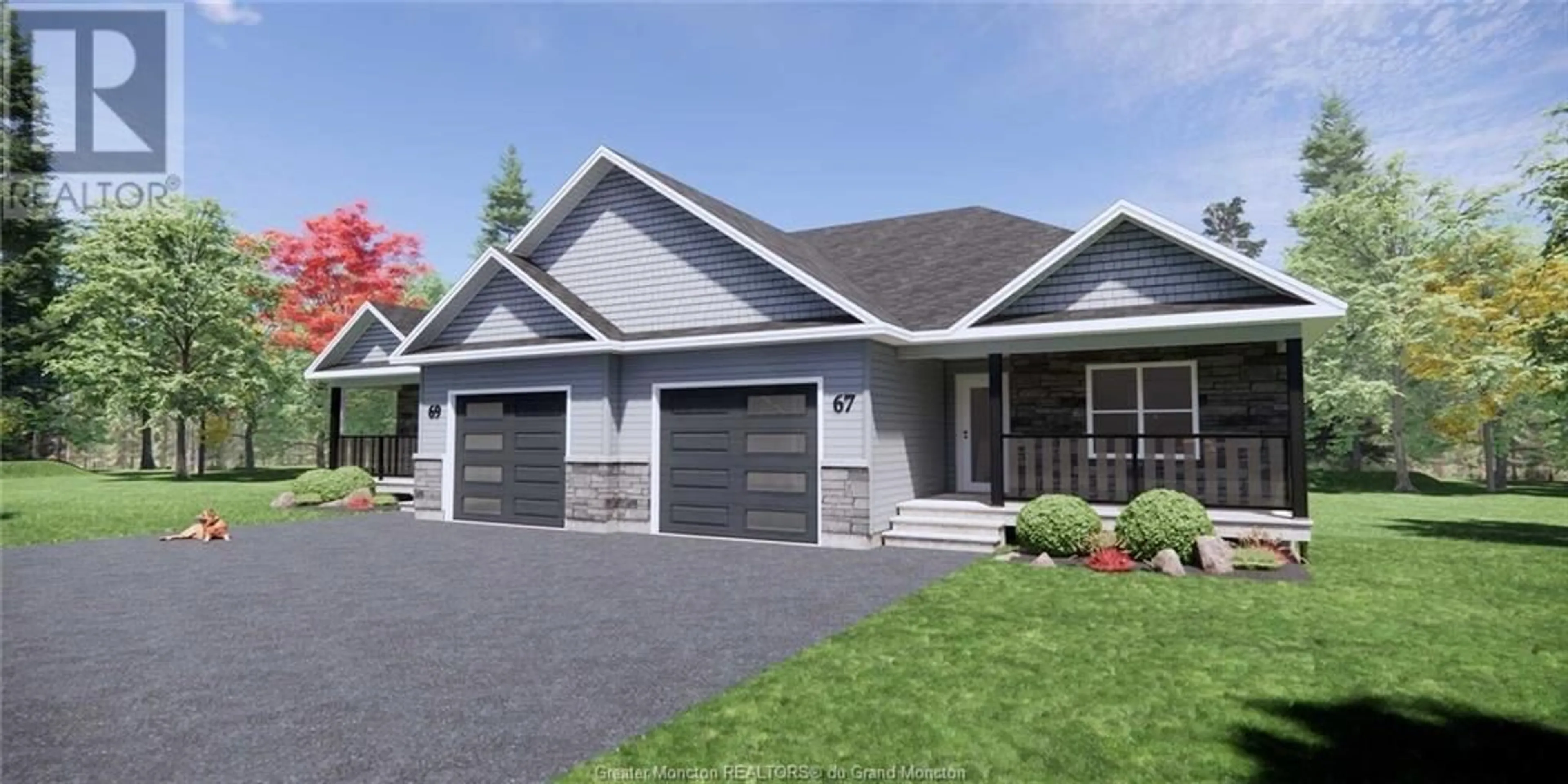 Home with vinyl exterior material for 97 Rosebank CRES, Riverview New Brunswick E1B0R5