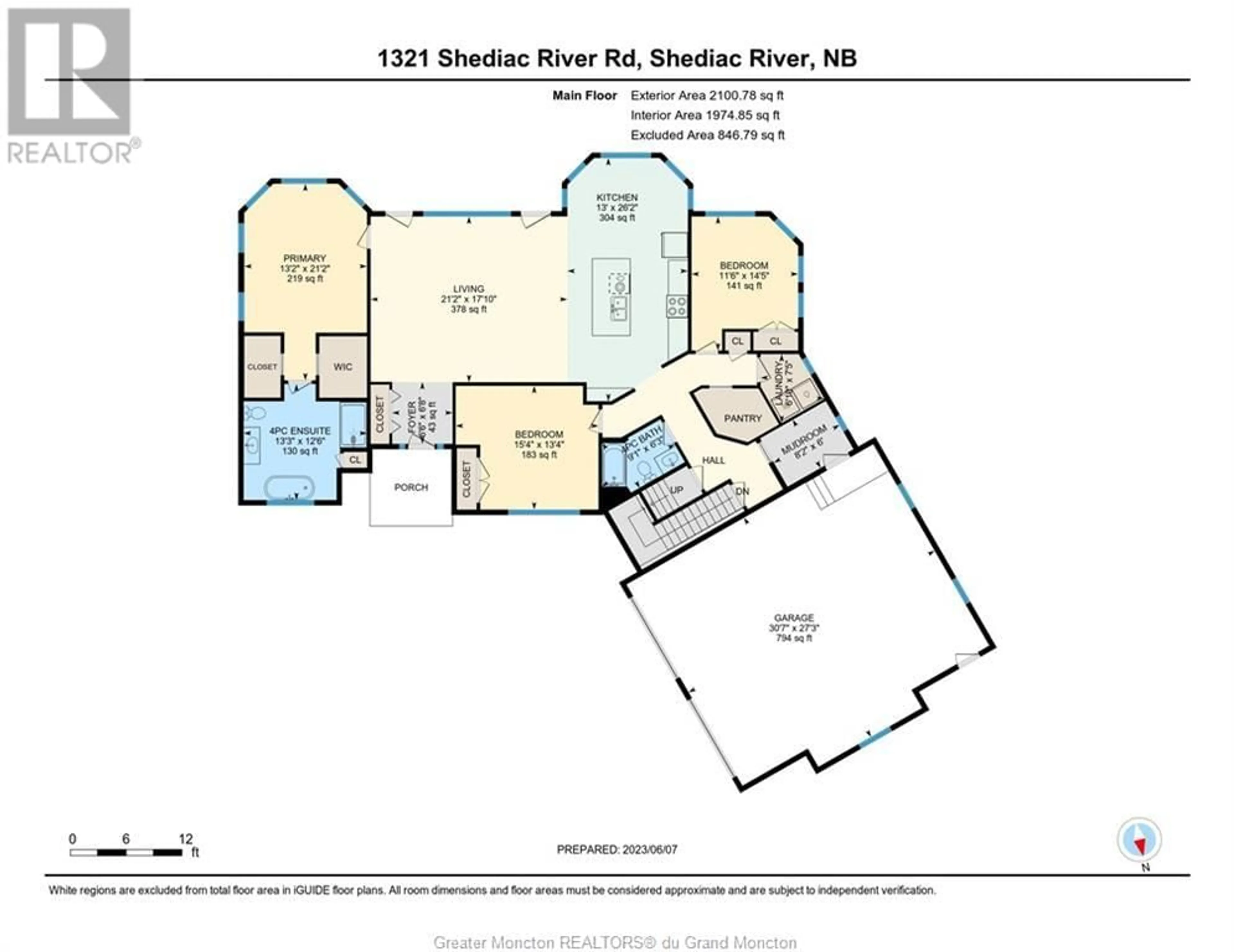 Floor plan for 1321 Shediac River RD, Shediac River New Brunswick E4R3A8