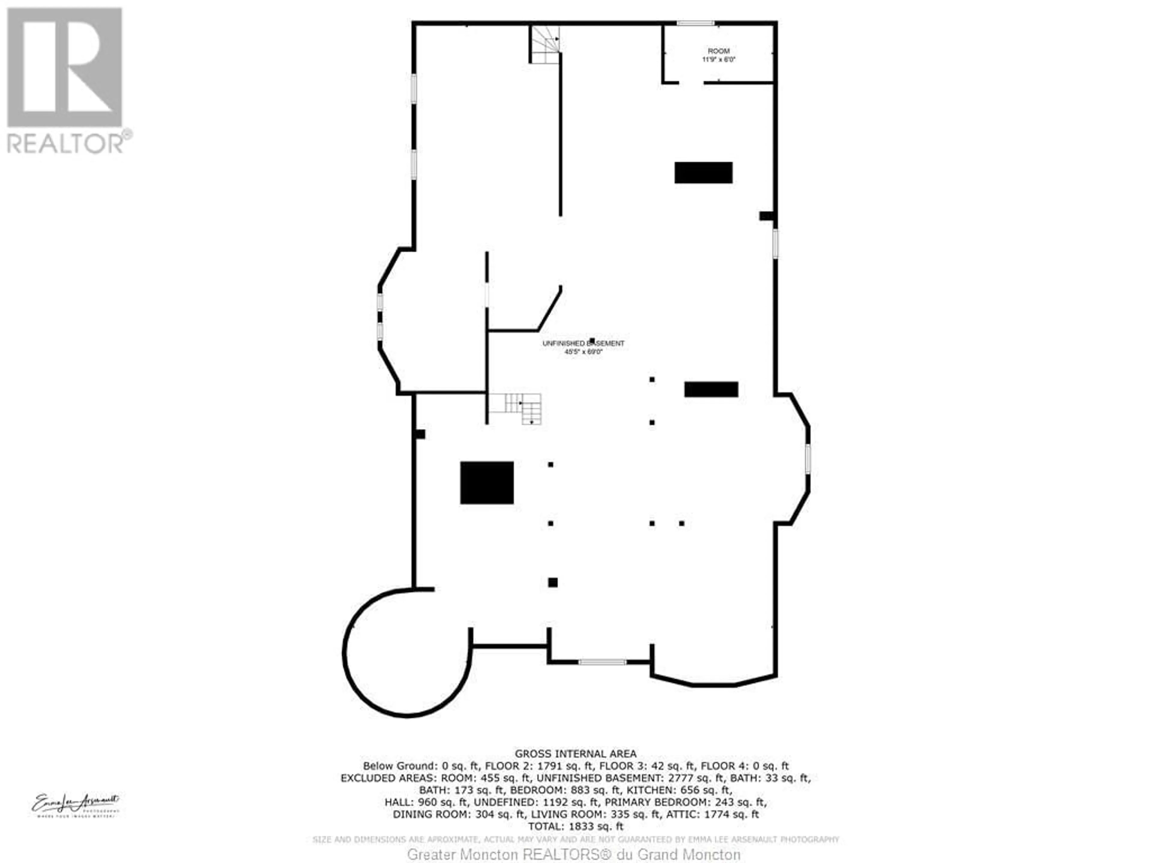 Floor plan for 21 Pleasant ST, Hillsborough New Brunswick E4H3A6