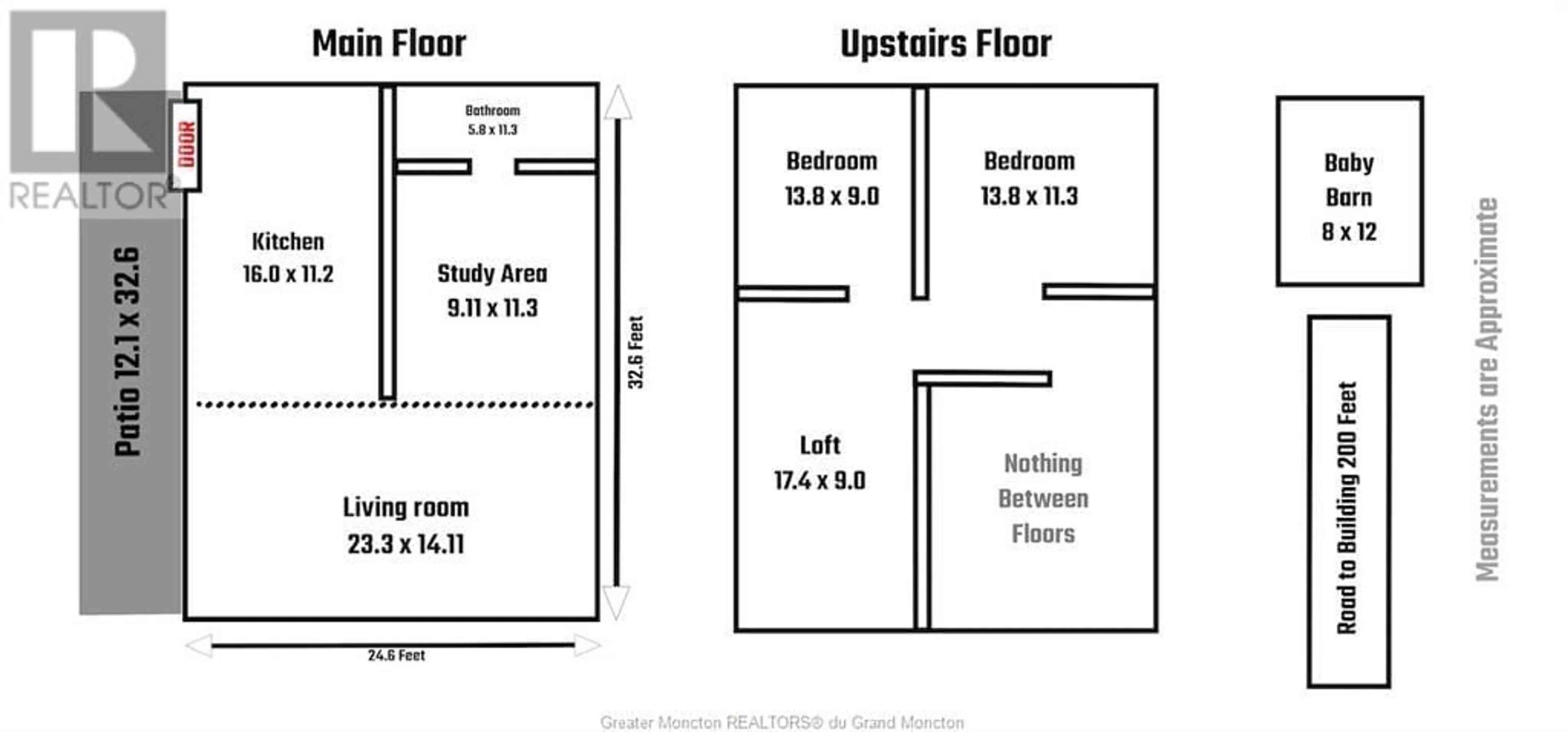 Floor plan for 1298 Route 955, Murray Corner New Brunswick E4M3M1