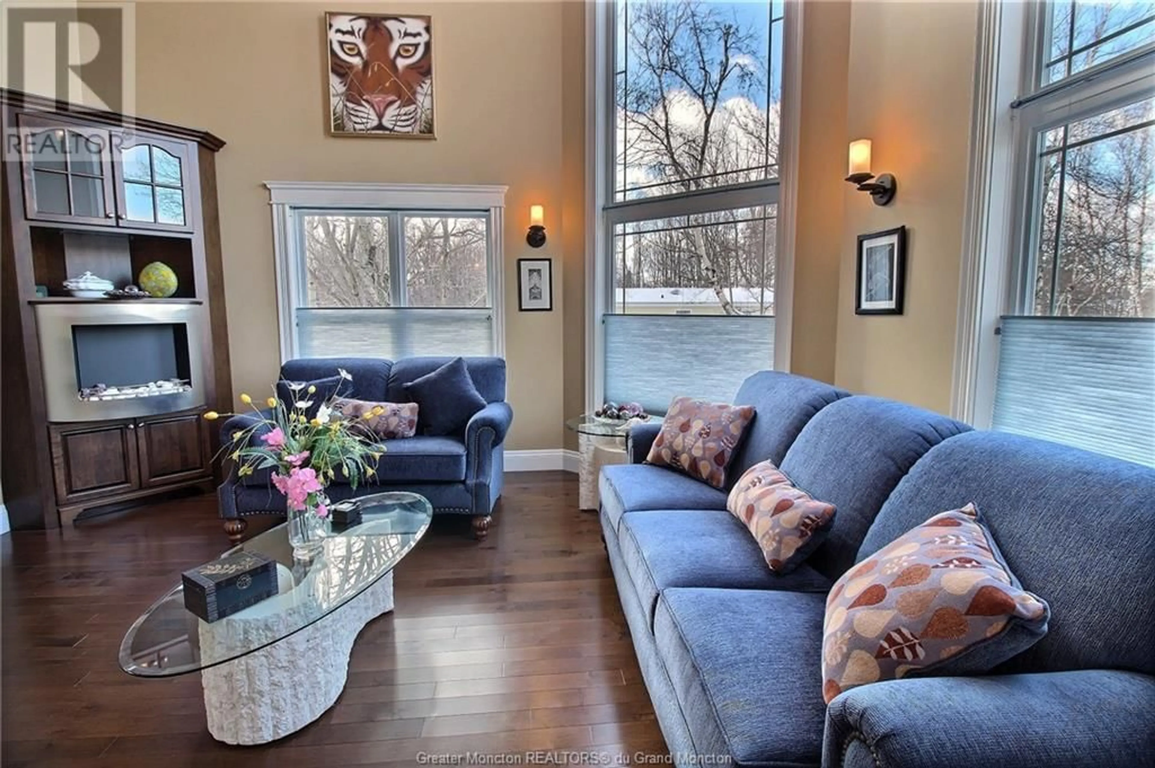 Living room, wood floors for 3 Gor Hans Lane, Pointe-Du-Chêne New Brunswick E4P4L6