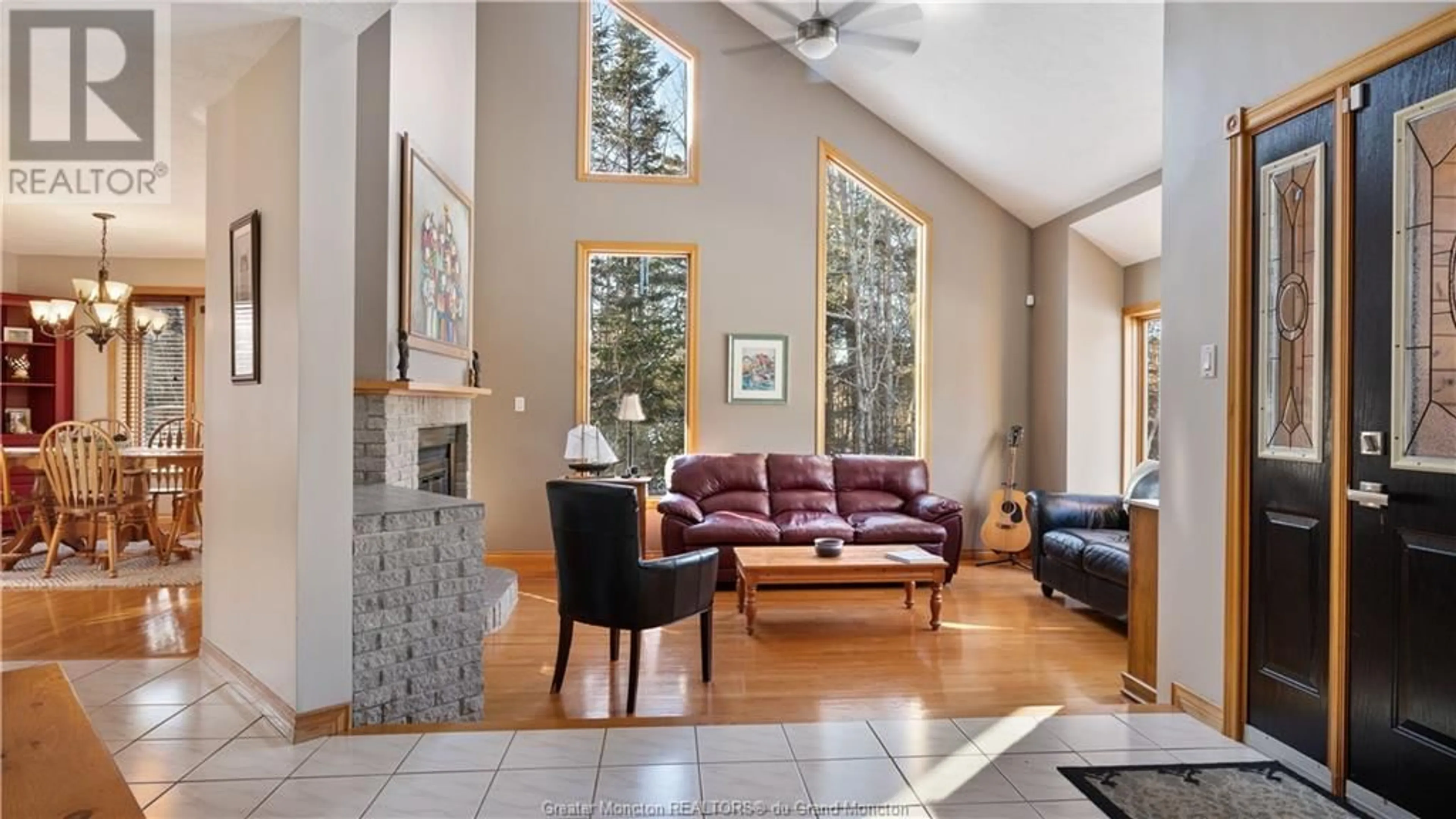 Living room, wood floors for 70 Valley Ranch Road, Irishtown New Brunswick E1H2P9