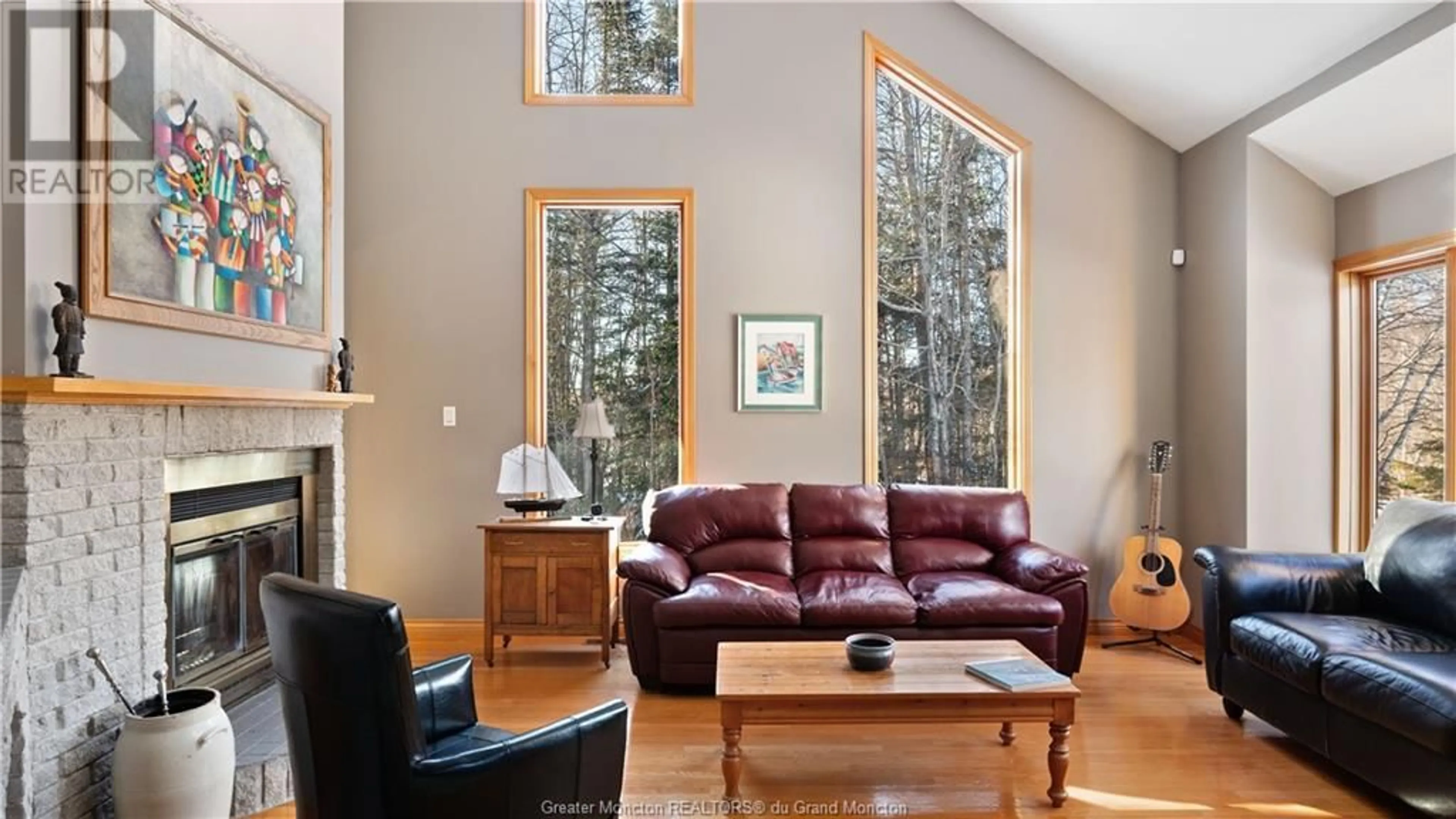 Living room, wood floors for 70 Valley Ranch Road, Irishtown New Brunswick E1H2P9