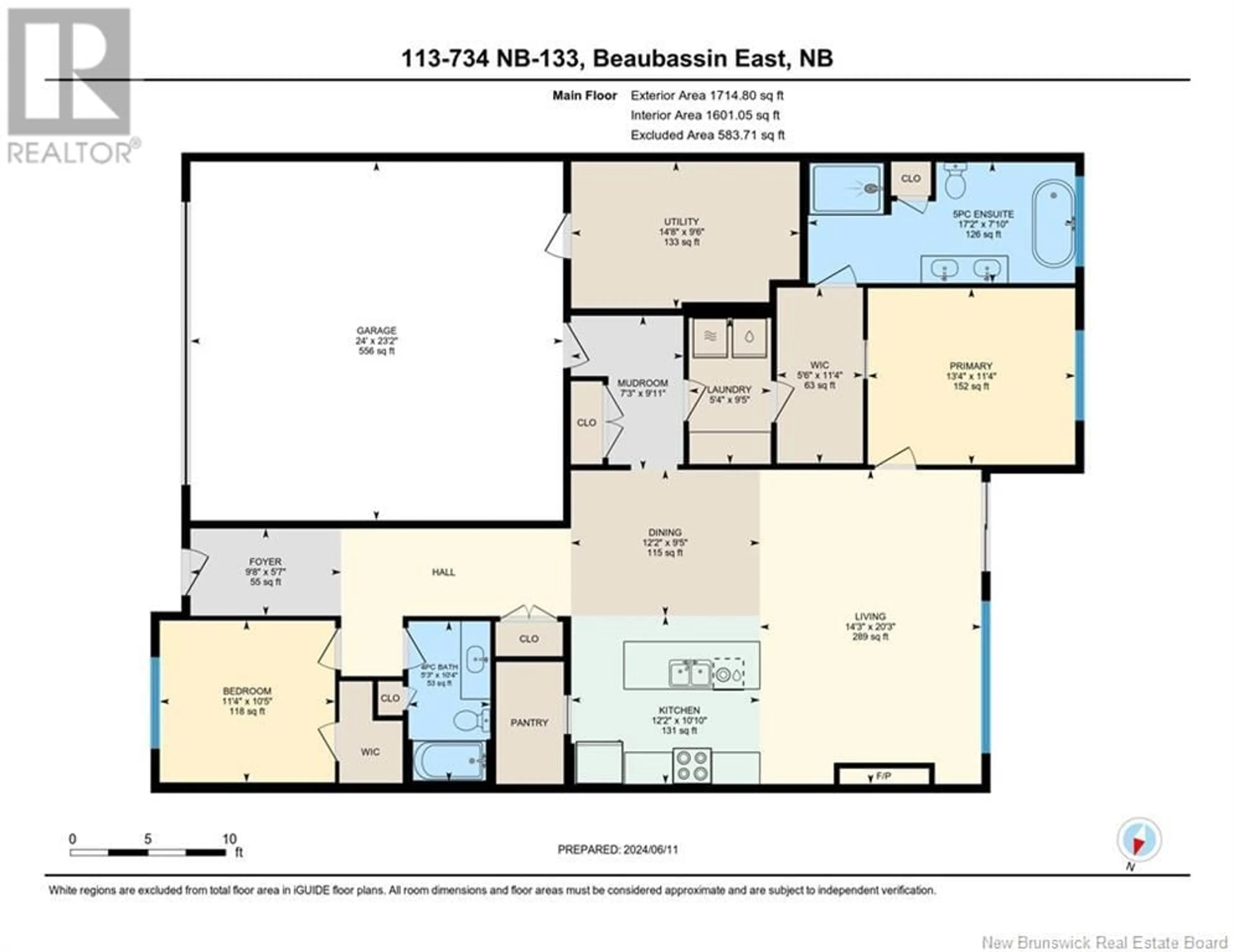 Floor plan for 116 - 724 ROUTE 133, Shediac New Brunswick E4P5A3