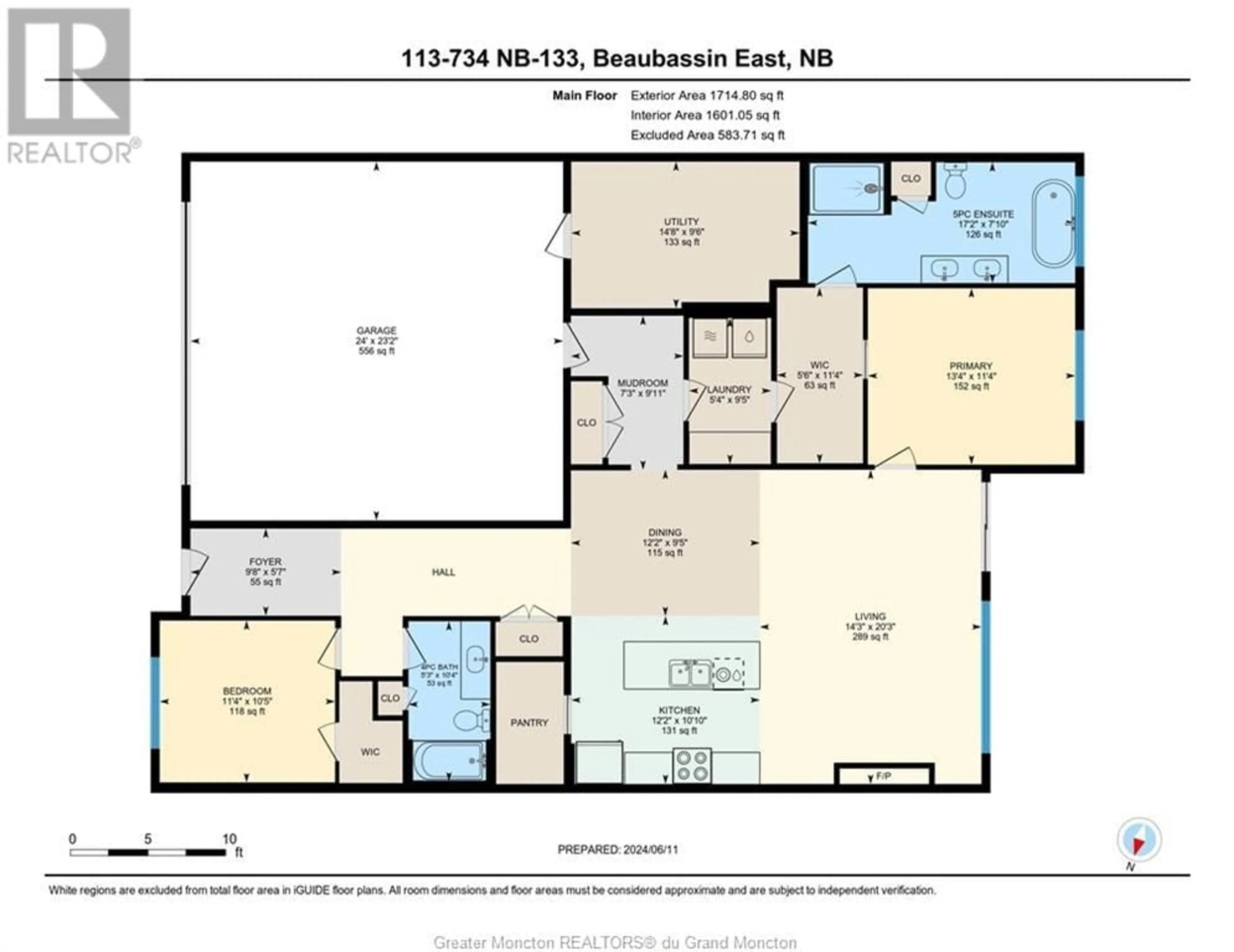 Floor plan for 724 Route 133 Unit# 116, Shediac New Brunswick E4P5A3