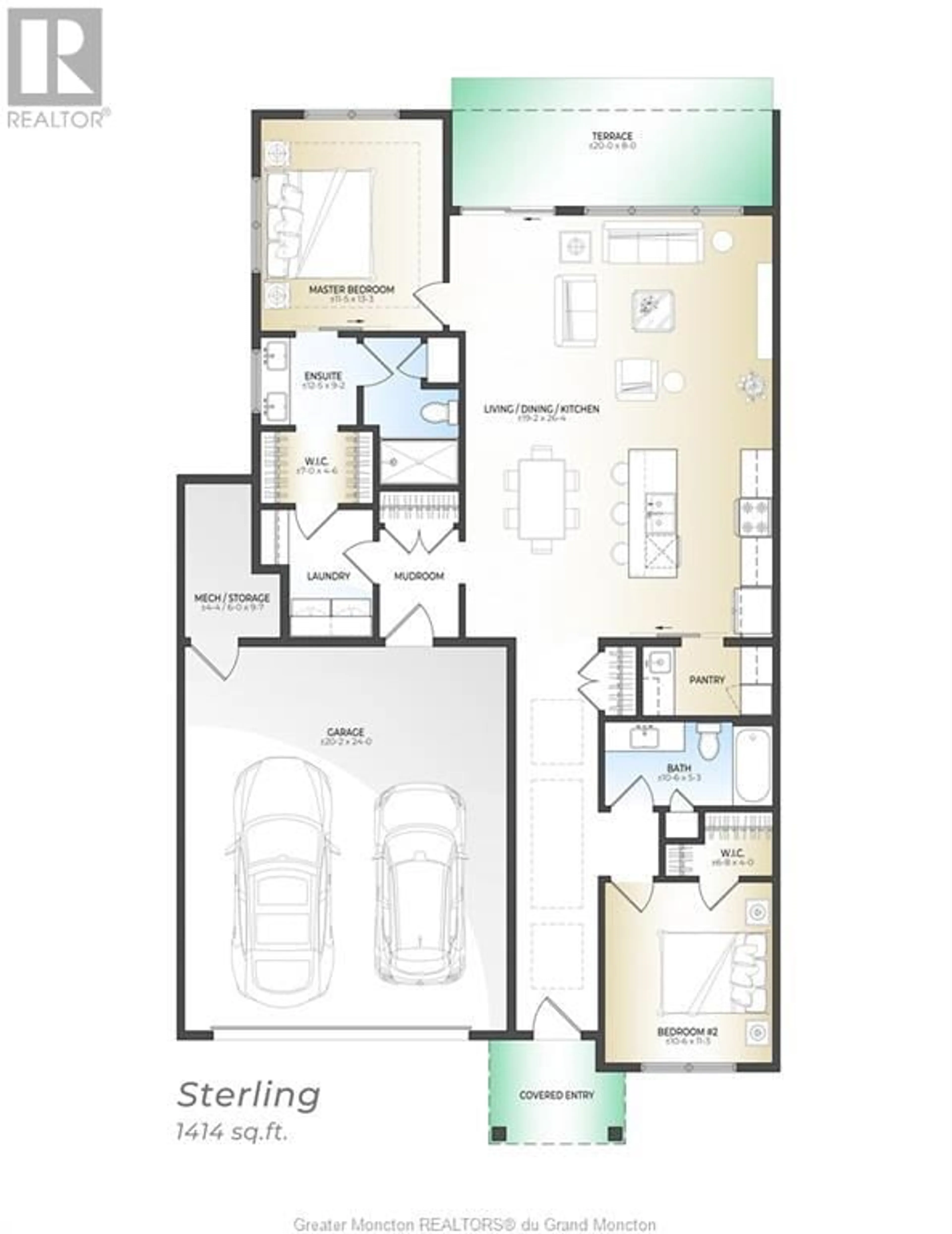 Floor plan for 724 Route 133 Unit#118, Shediac New Brunswick E4P5A3