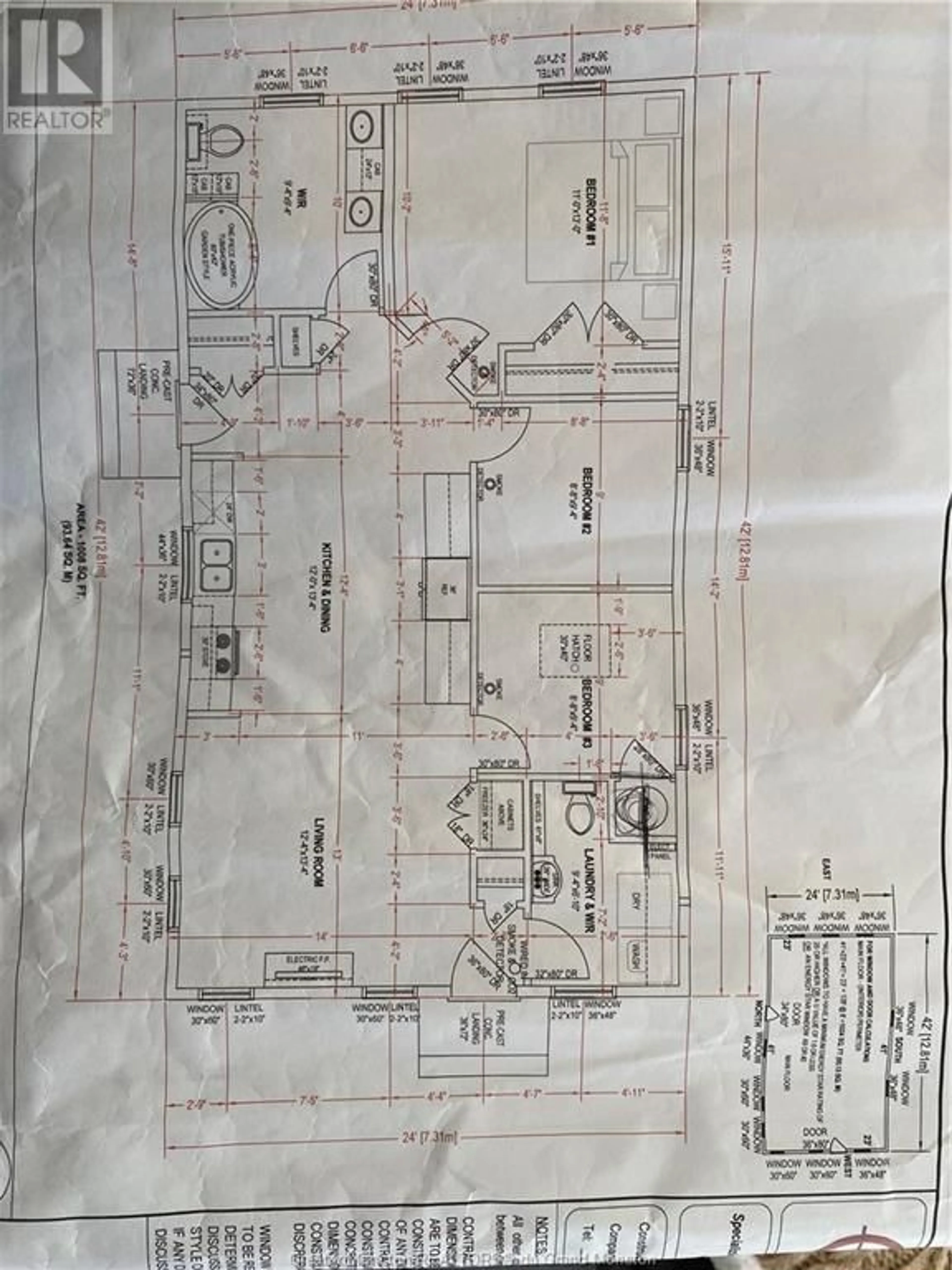 Floor plan for 3 Brydges ST, Pointe Du Chene New Brunswick E4P3X6