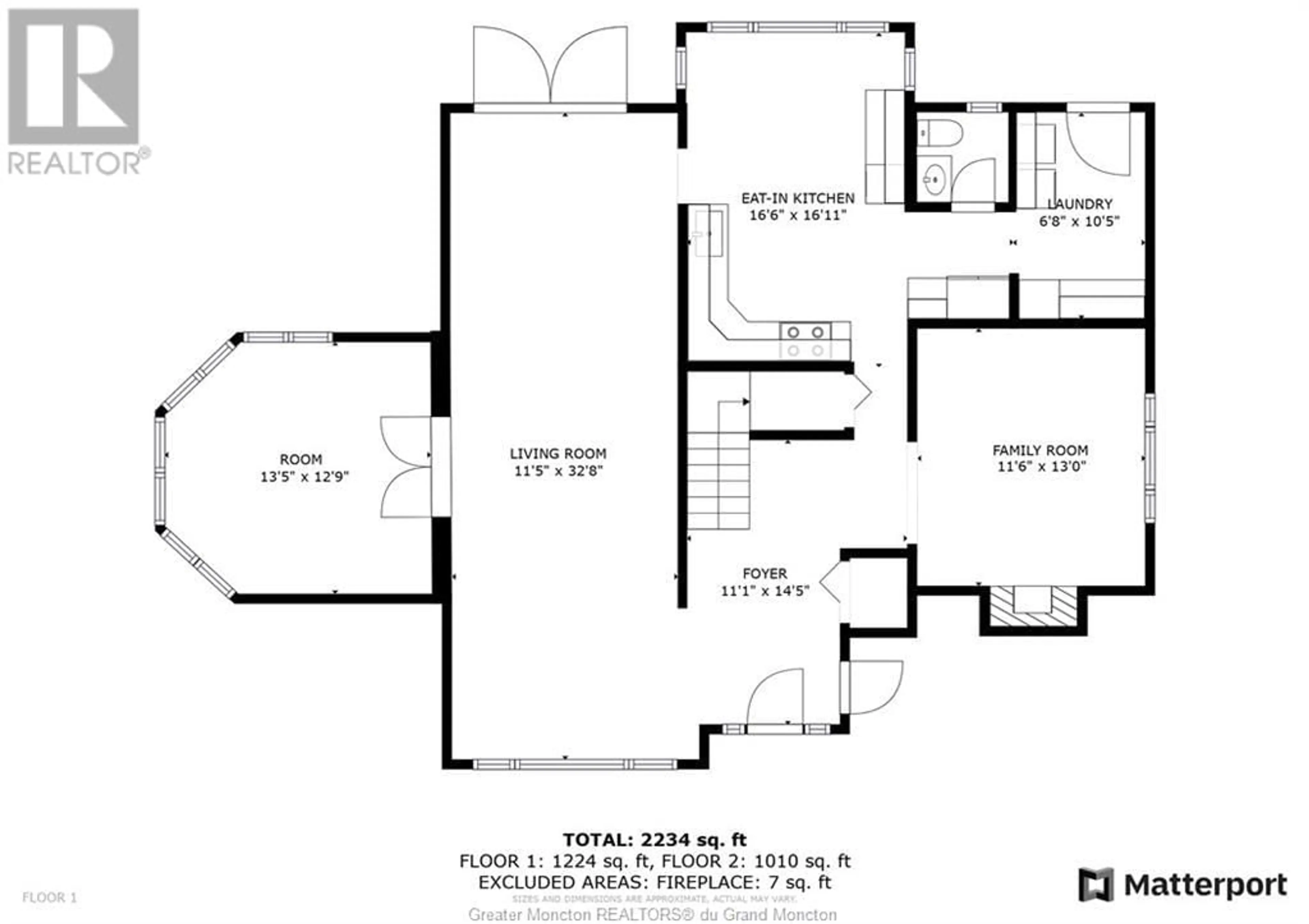Floor plan for 44 West AVE, Sackville New Brunswick E4L4P1