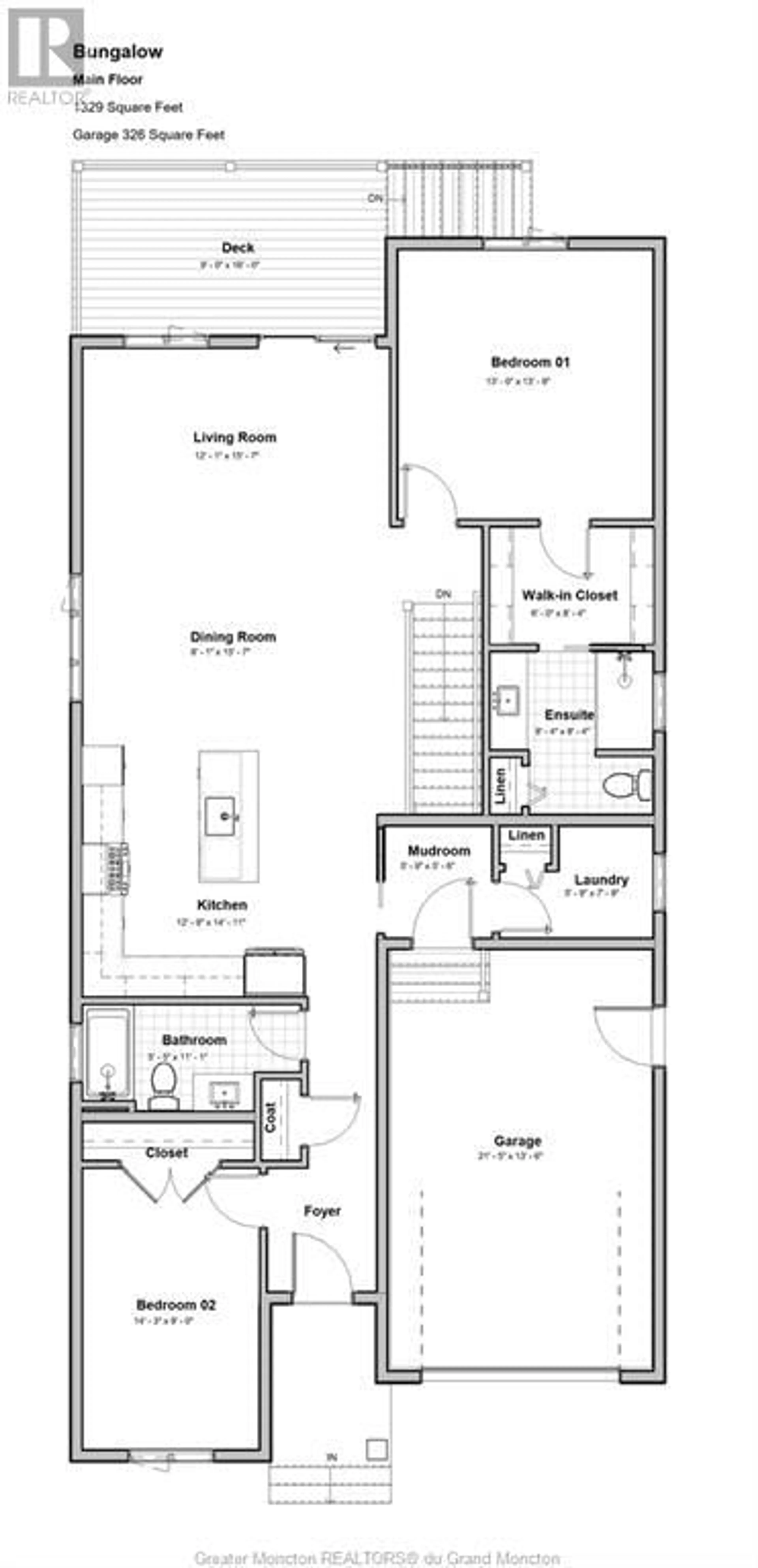 Floor plan for 221 Dickey Boulevard, Riverview New Brunswick E1B0T6