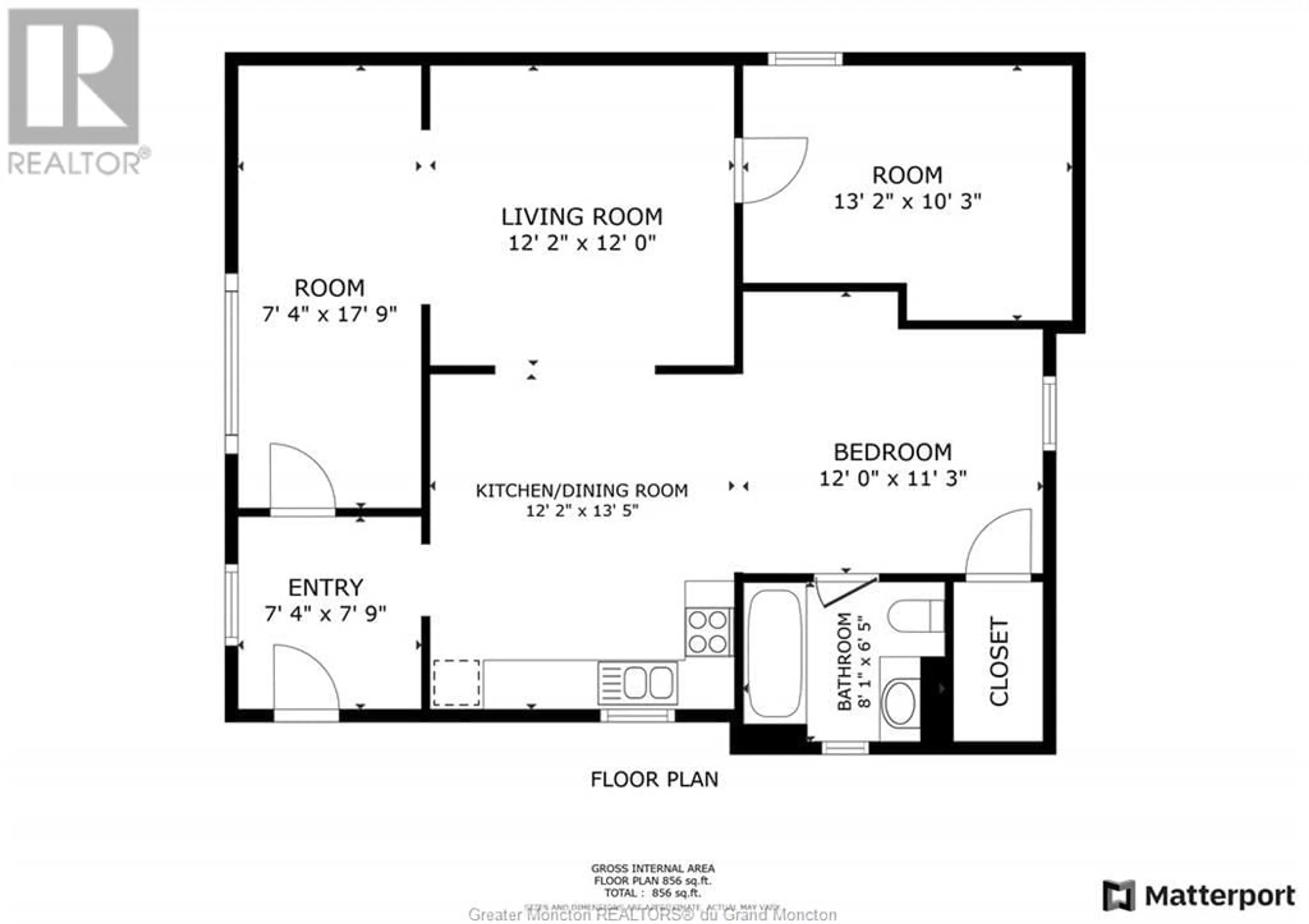 Floor plan for 272 Route 955, Bayfield New Brunswick E4M3B9