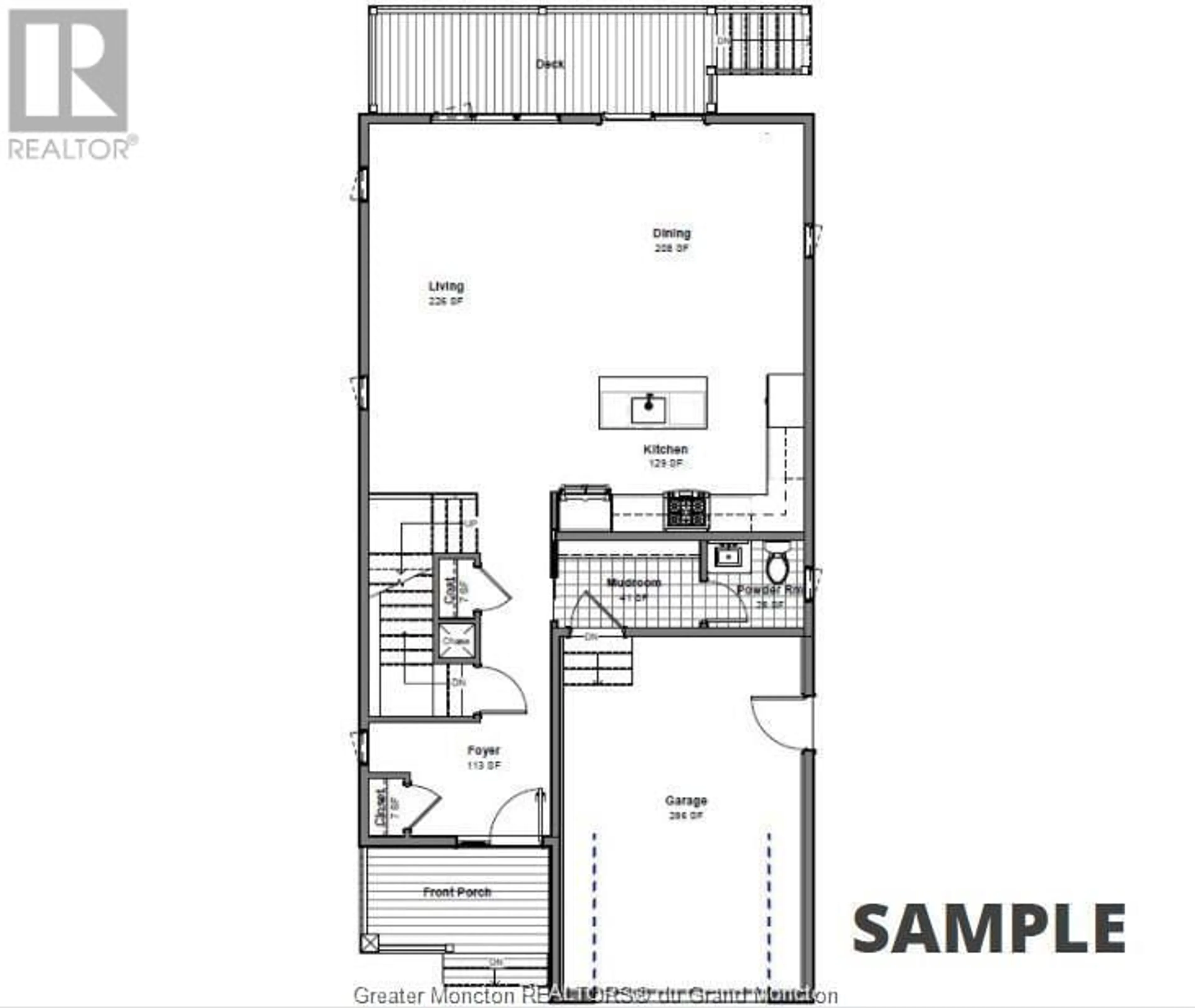 Floor plan for 217 Dickey Boulevard, Riverview New Brunswick E1B0V3