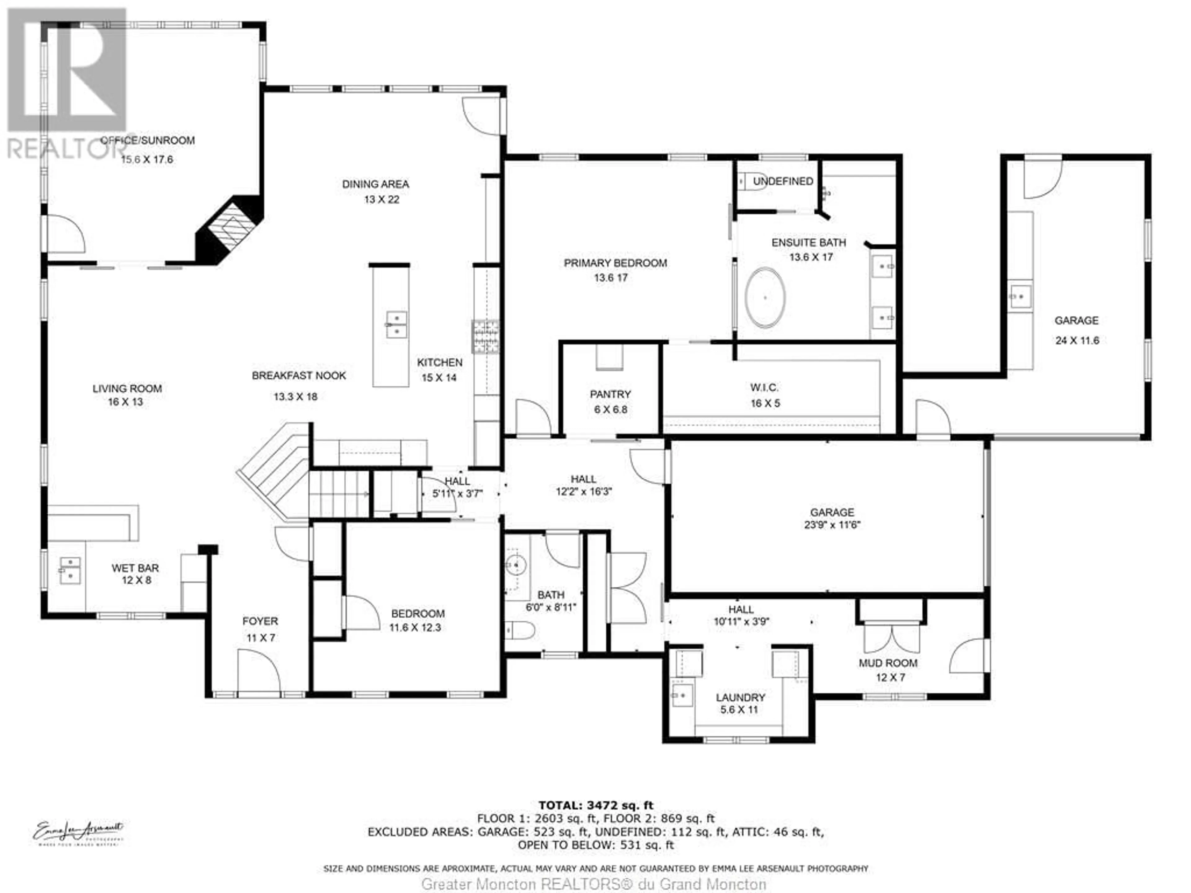 Floor plan for 84 Riverside DR, Shediac New Brunswick E4P2P3