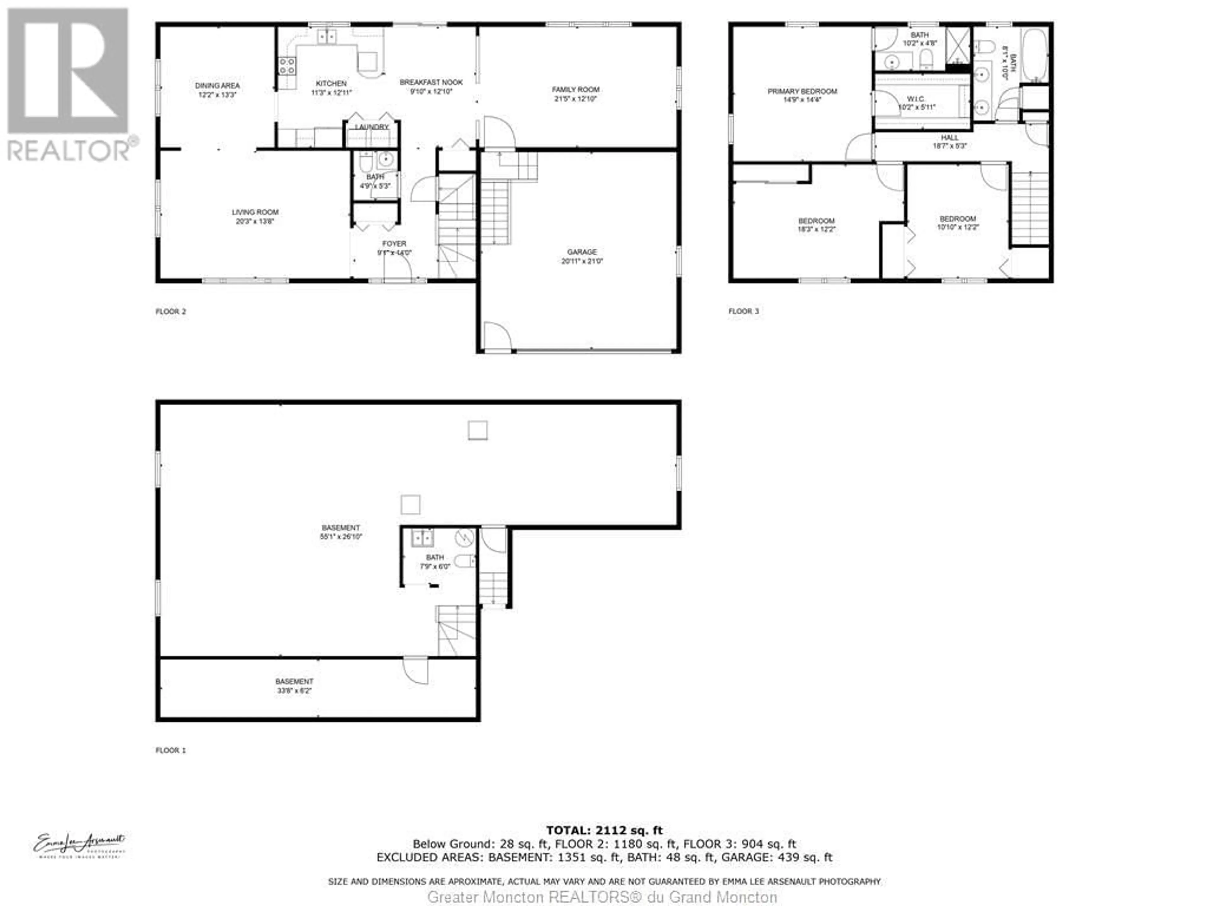 Floor plan for 36 Acadie, Bouctouche New Brunswick E4S2T2