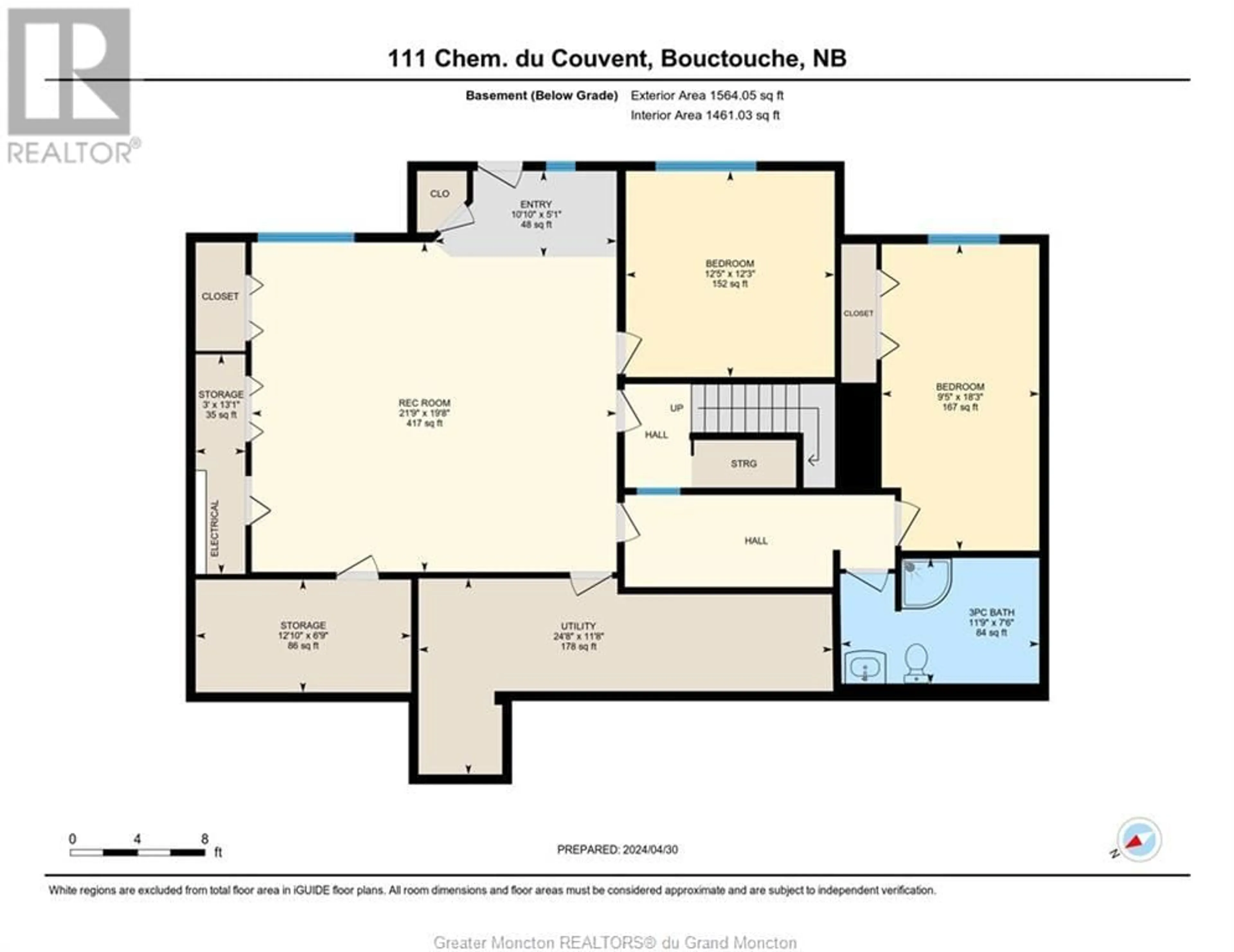 Floor plan for 111 Du Couvent, Bouctouche New Brunswick E4S3B8