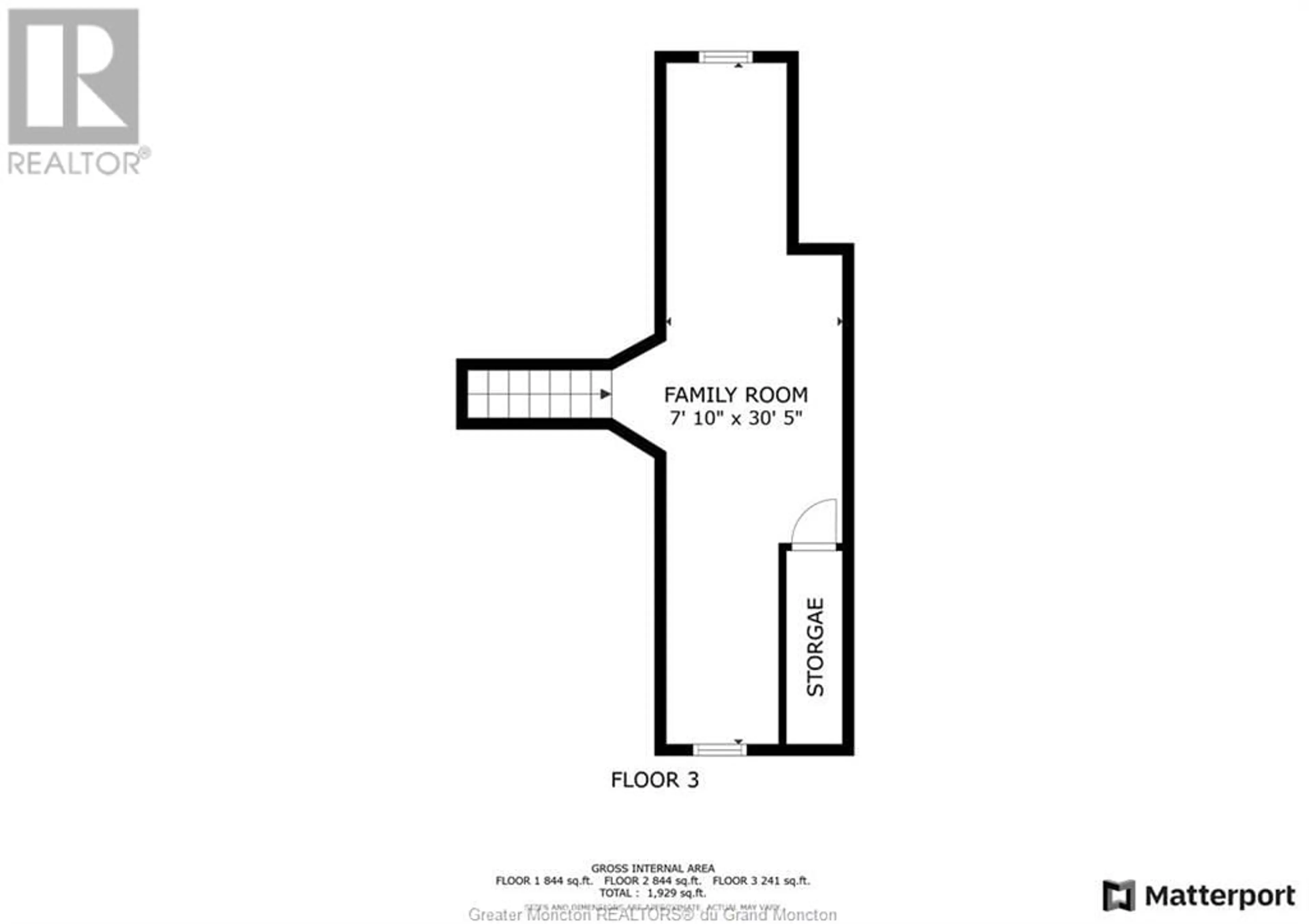 Floor plan for 16 Wellington ST, Sackville New Brunswick E4L4N8