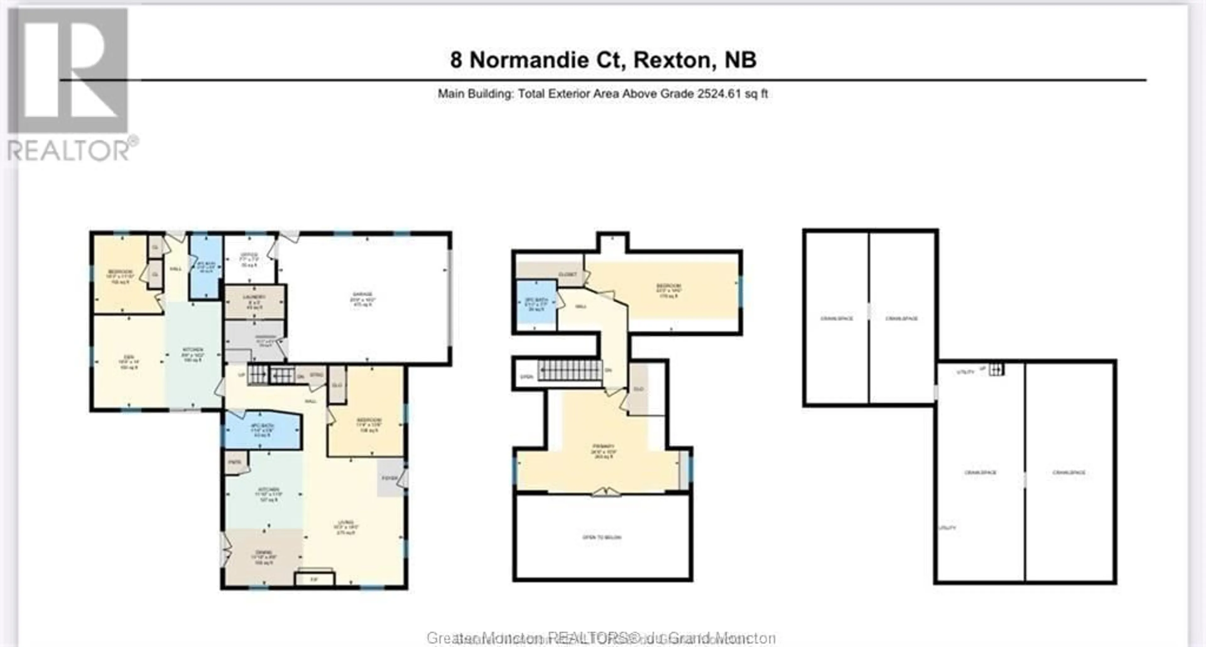 Floor plan for 8 Normandie CRT, Rexton New Brunswick E4W2C2
