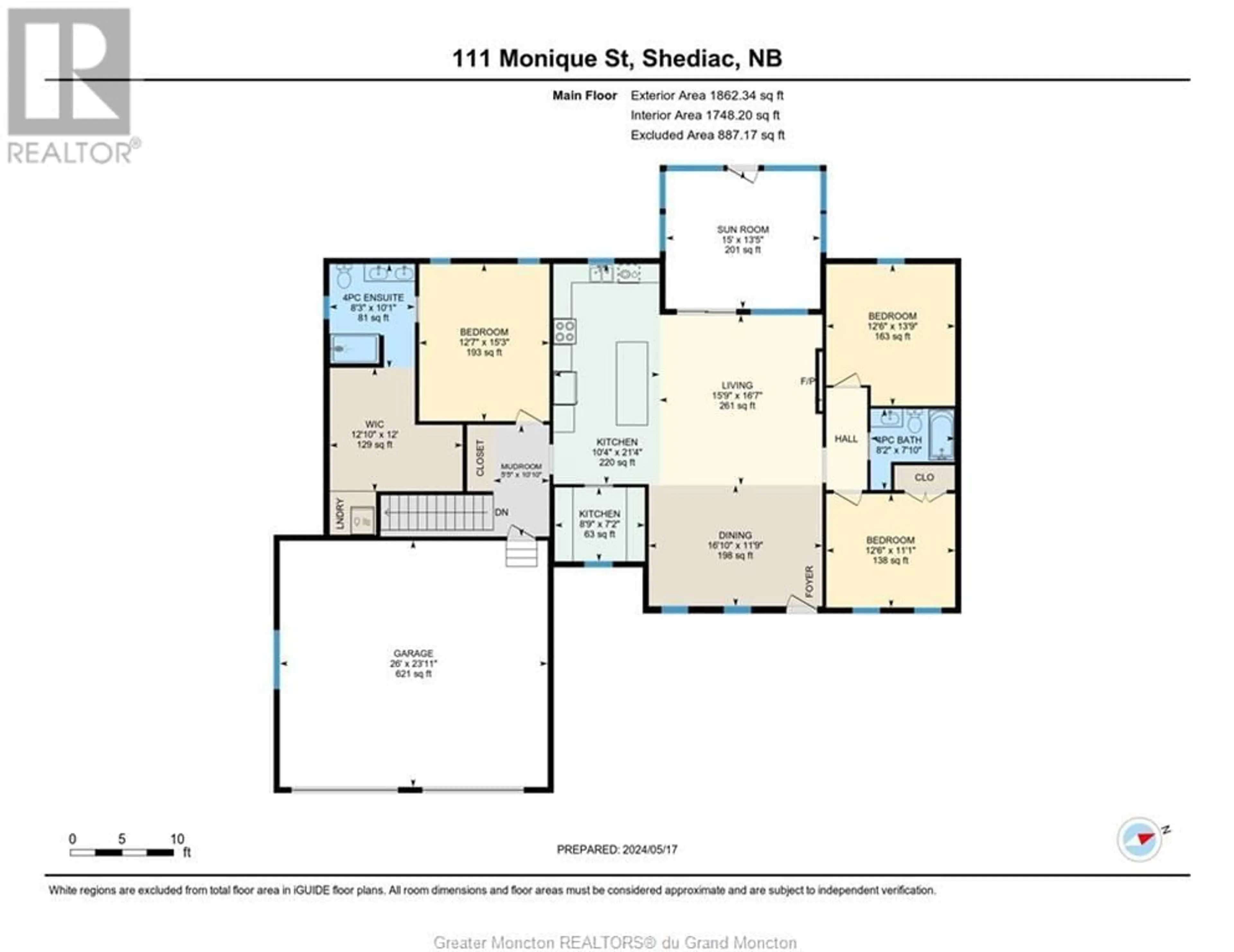 Floor plan for 111 Monique ST, Shediac New Brunswick E4P0M5