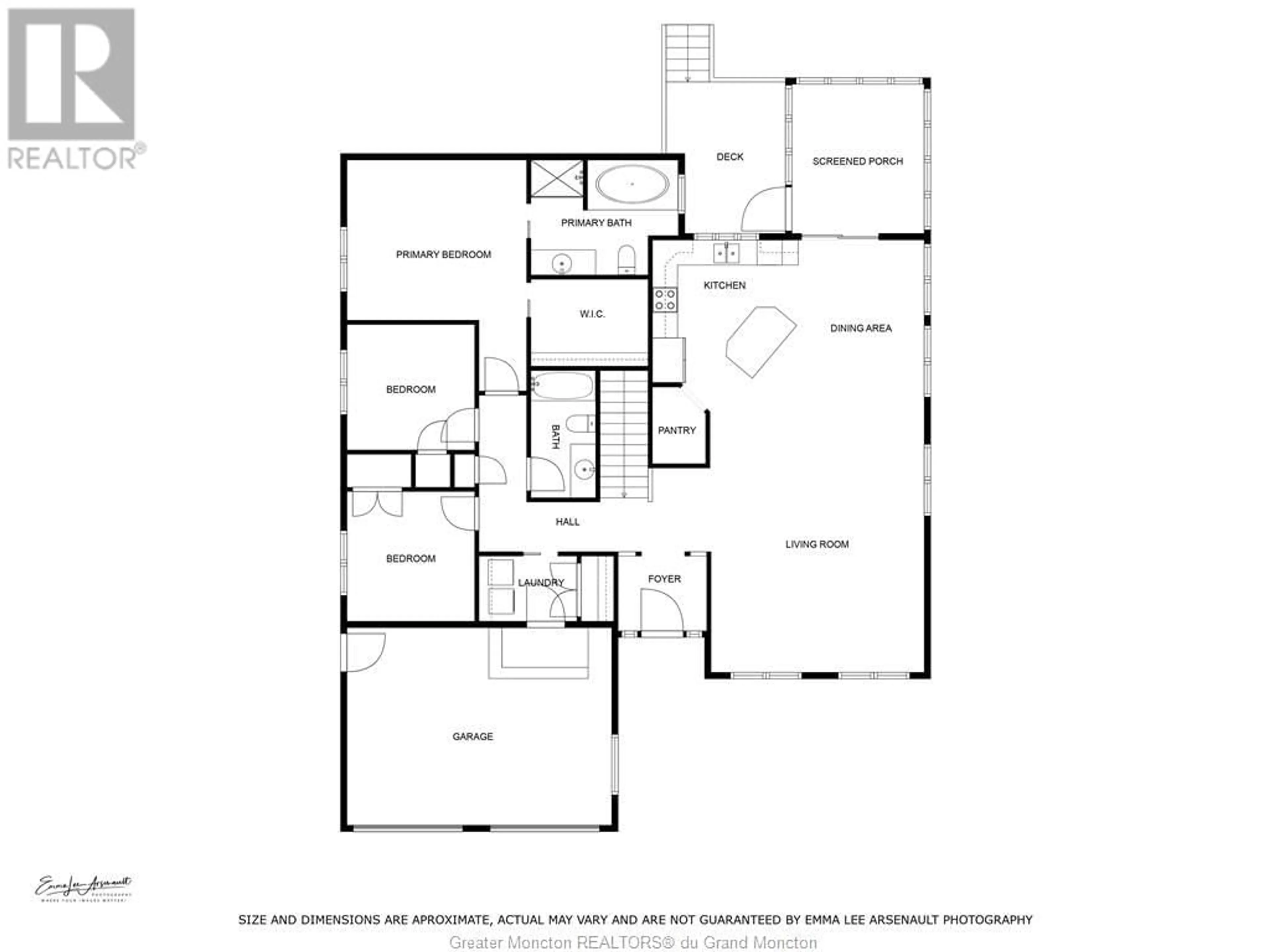 Floor plan for 153 Goldleaf CRT, Riverview New Brunswick E1B5V3