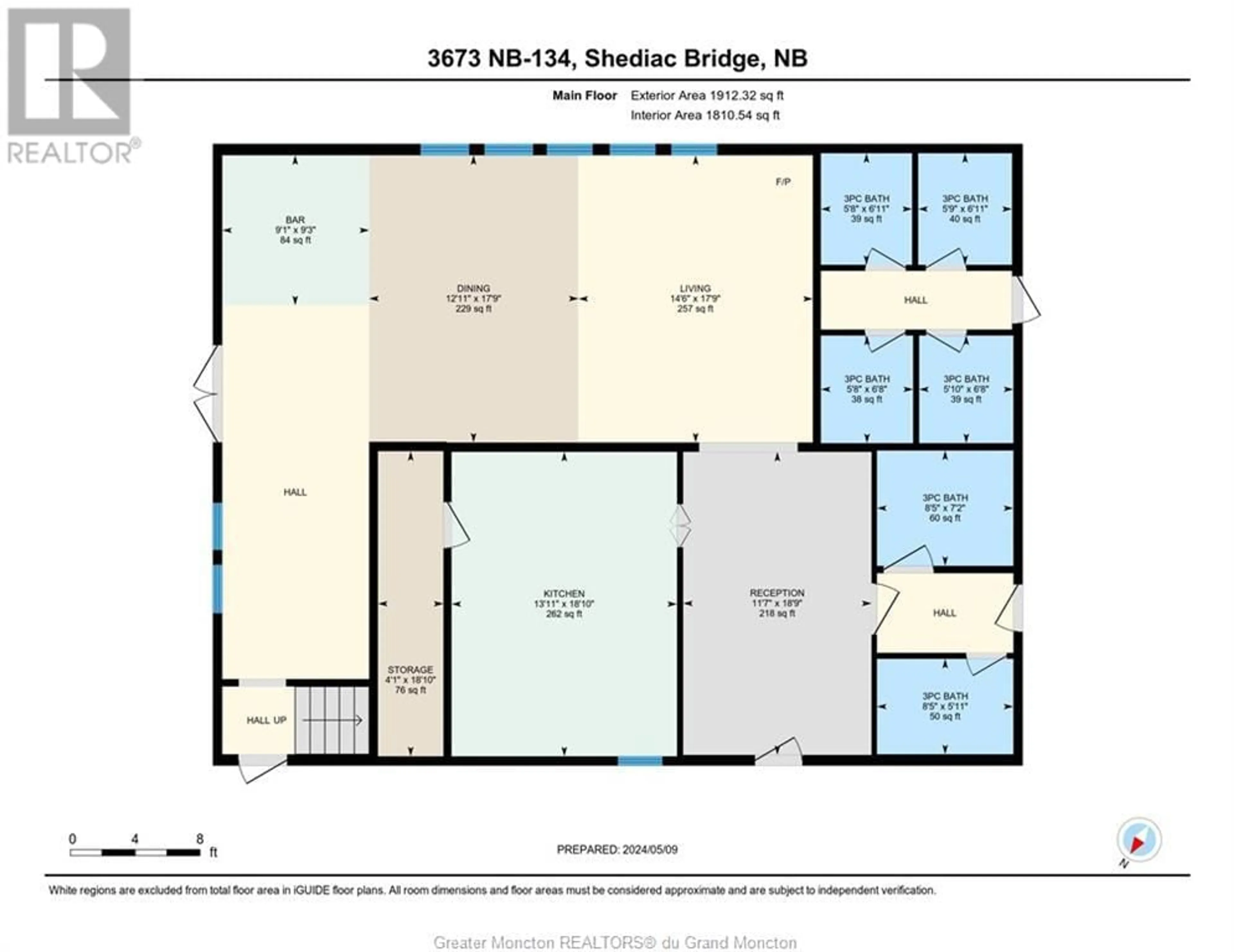 Floor plan for 3673 Route 134, Shediac Bridge New Brunswick E4R1R9