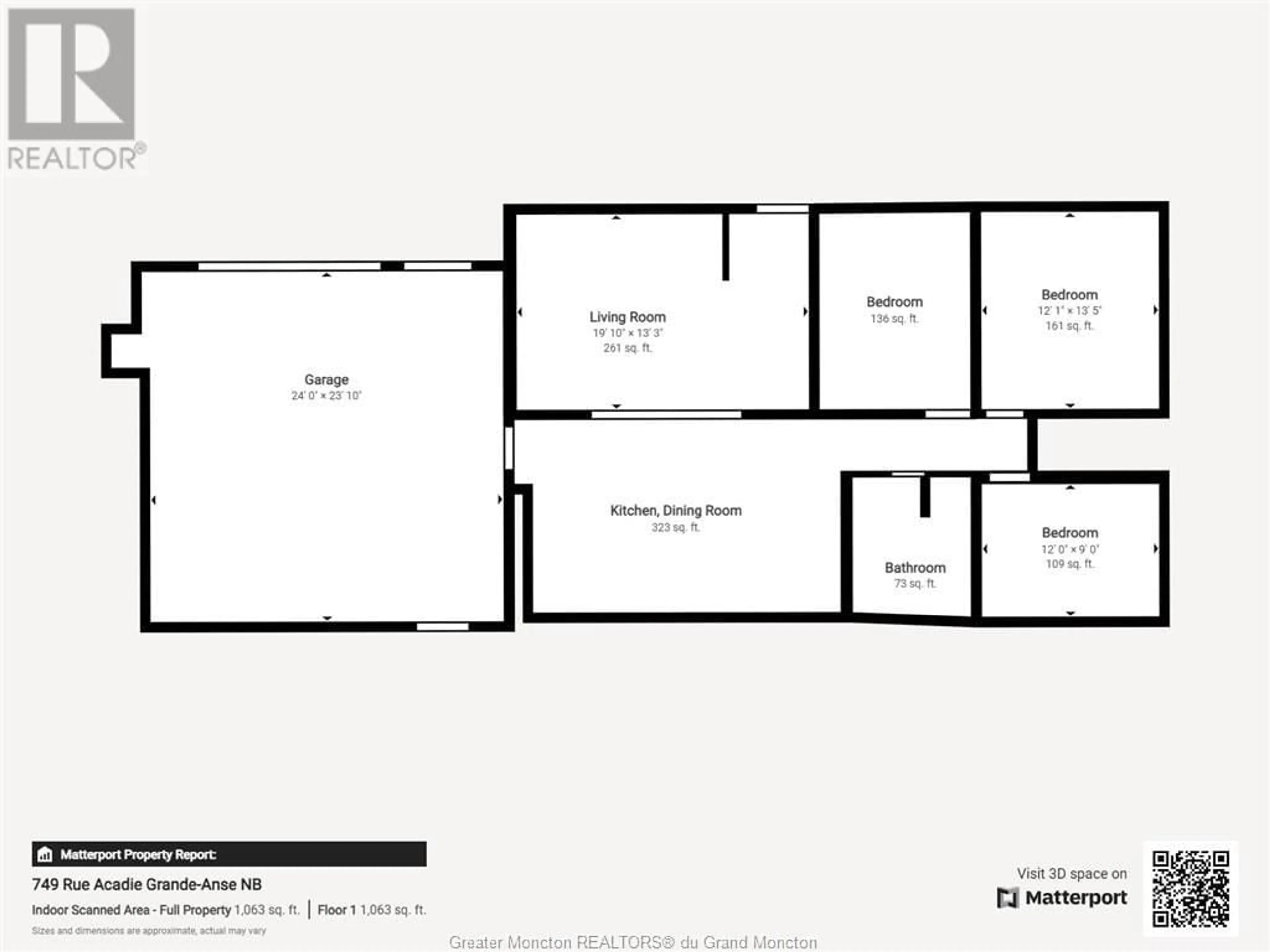 Floor plan for 749 Acadie, Grande-Anse New Brunswick E8N1G3