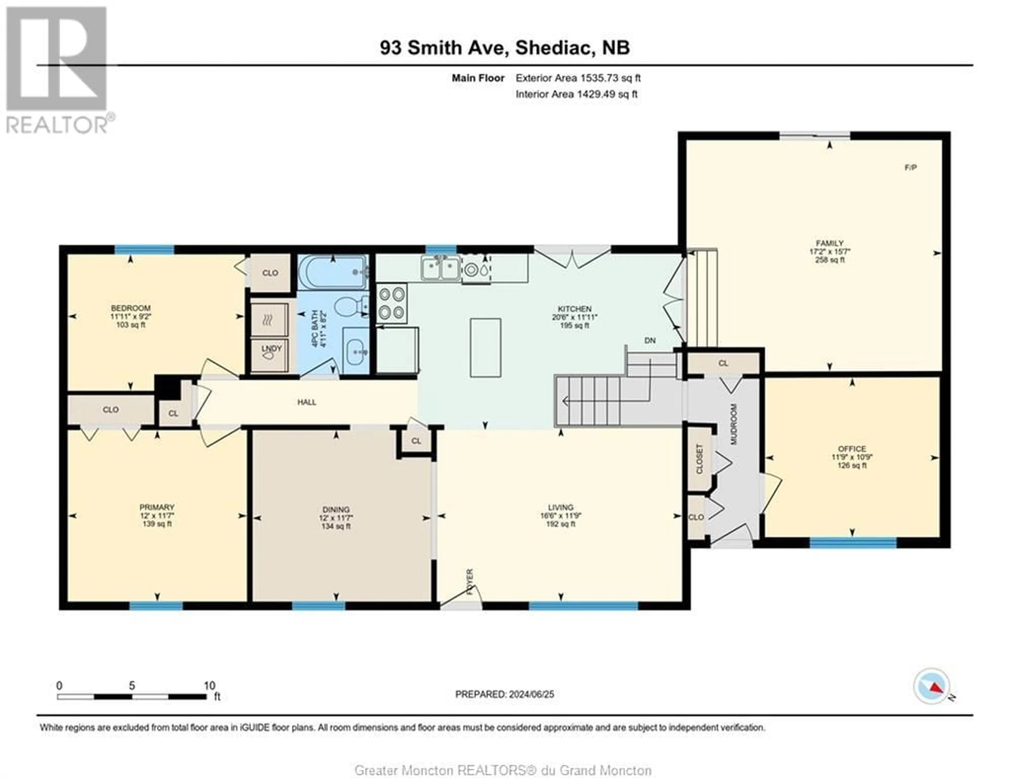 Floor plan for 93 Smith AVE, Shediac New Brunswick E4P2S8