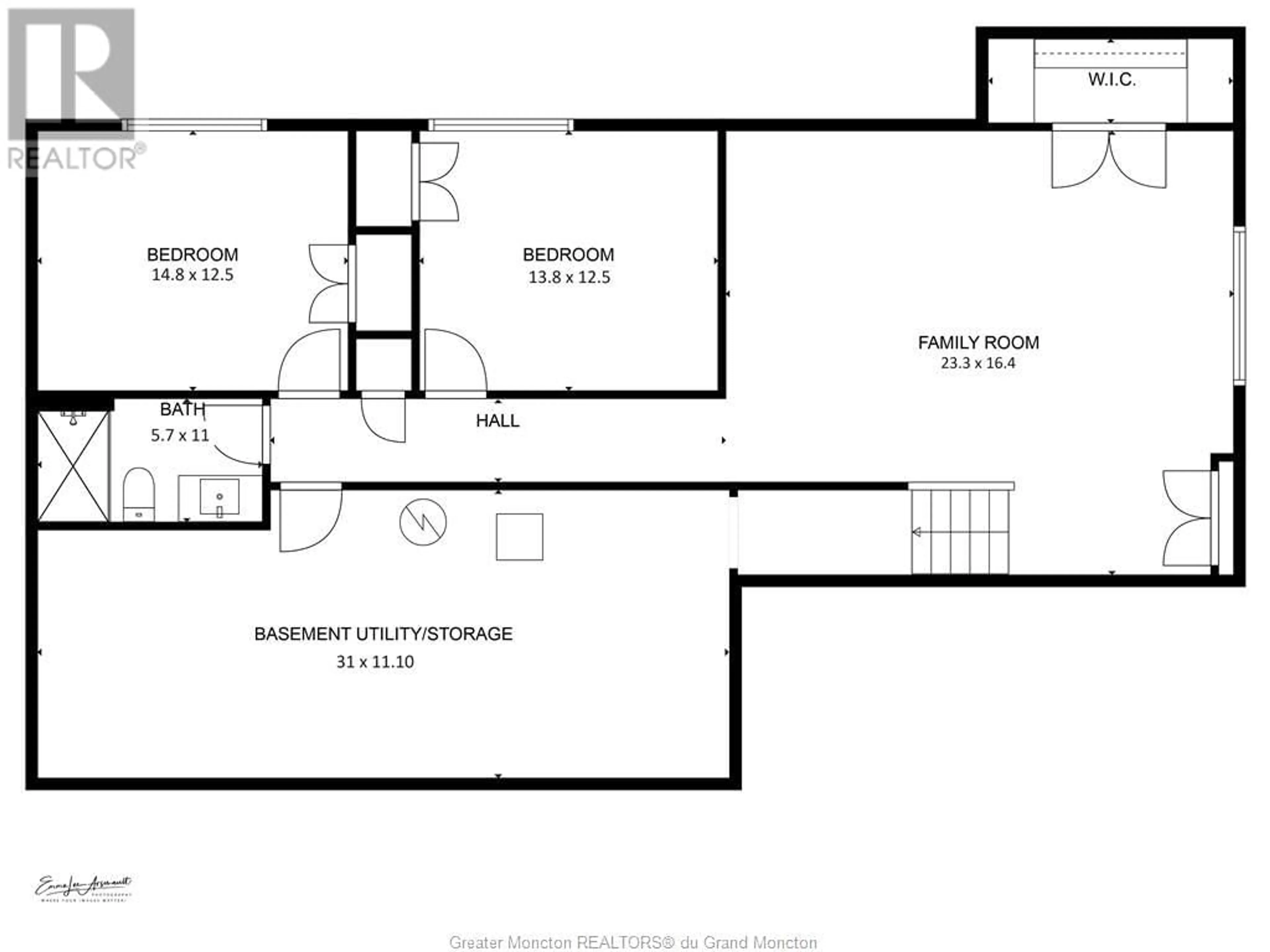 Floor plan for 55 Carter ST, Dieppe New Brunswick E1A0S5